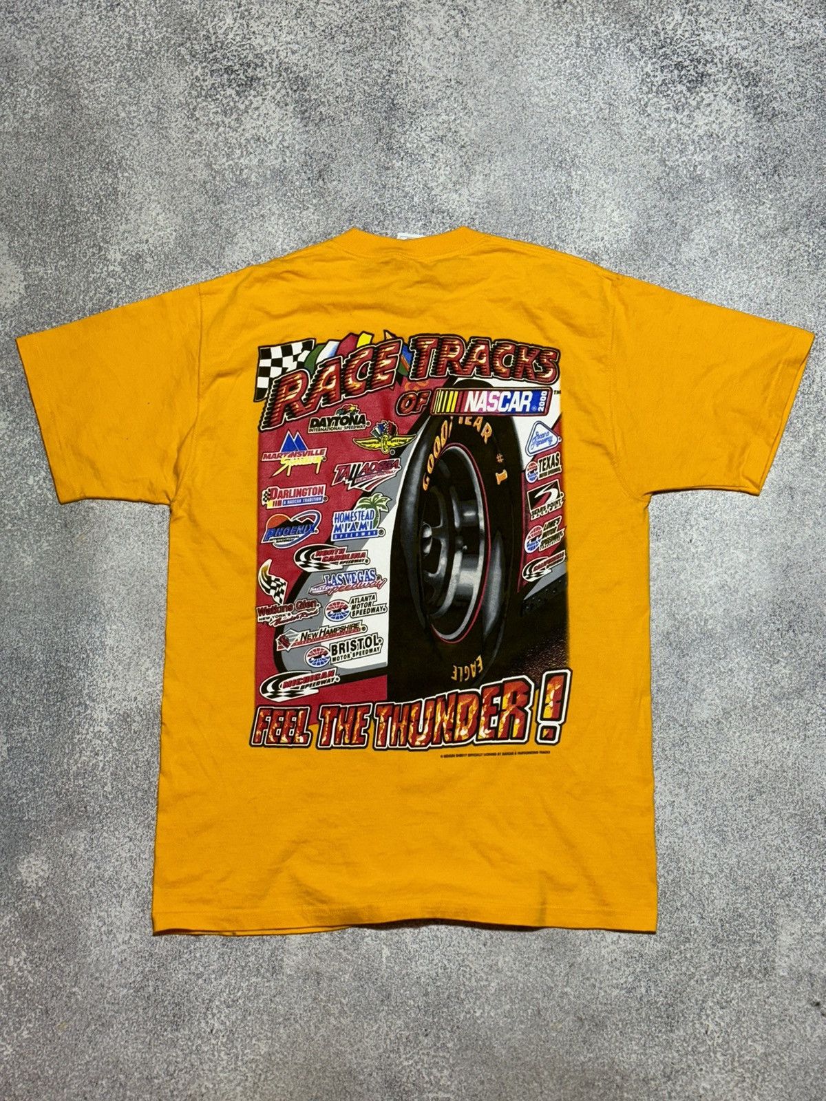 NASCAR × Vintage Nascar Feel The Thunder Vintage T-shirt Racing size L Size US L / EU 52-54 / 3 - 6 Thumbnail