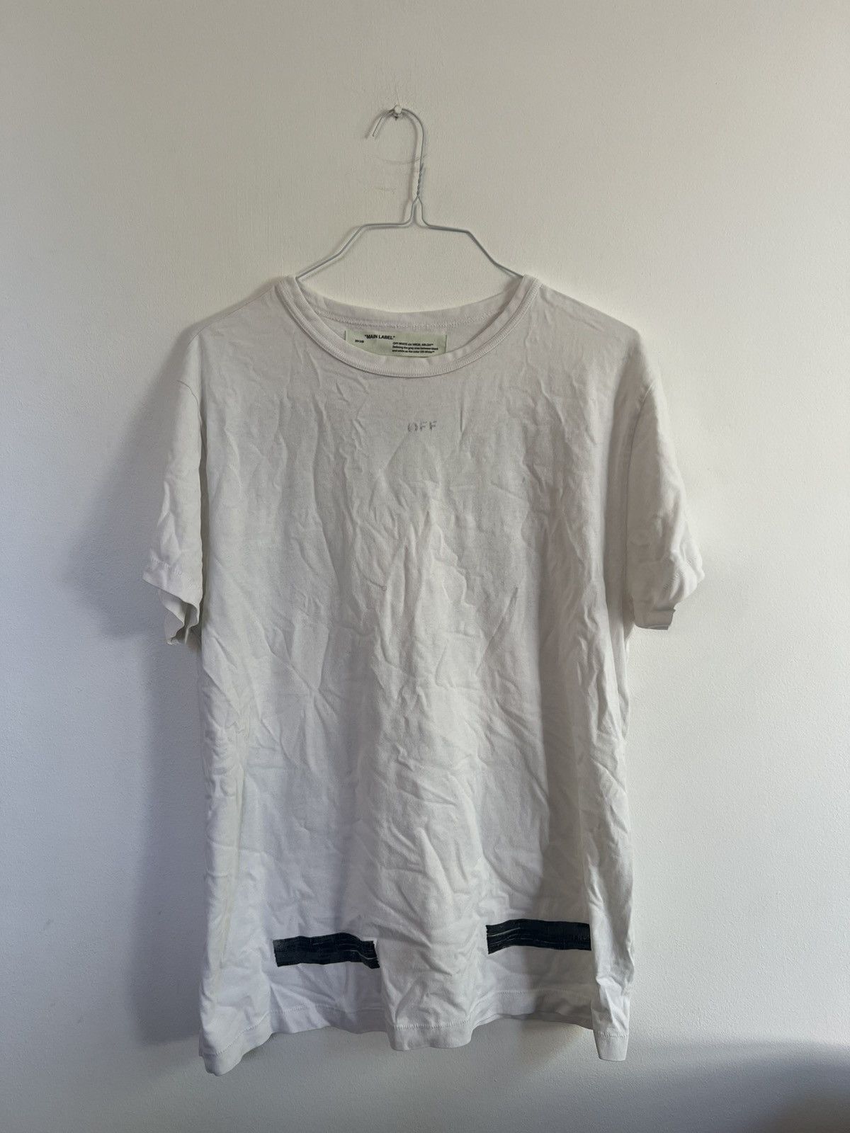 Off-White Off white Seeing Things Arrow Logo TEE Size US M / EU 48-50 / 2 - 2 Thumbnail