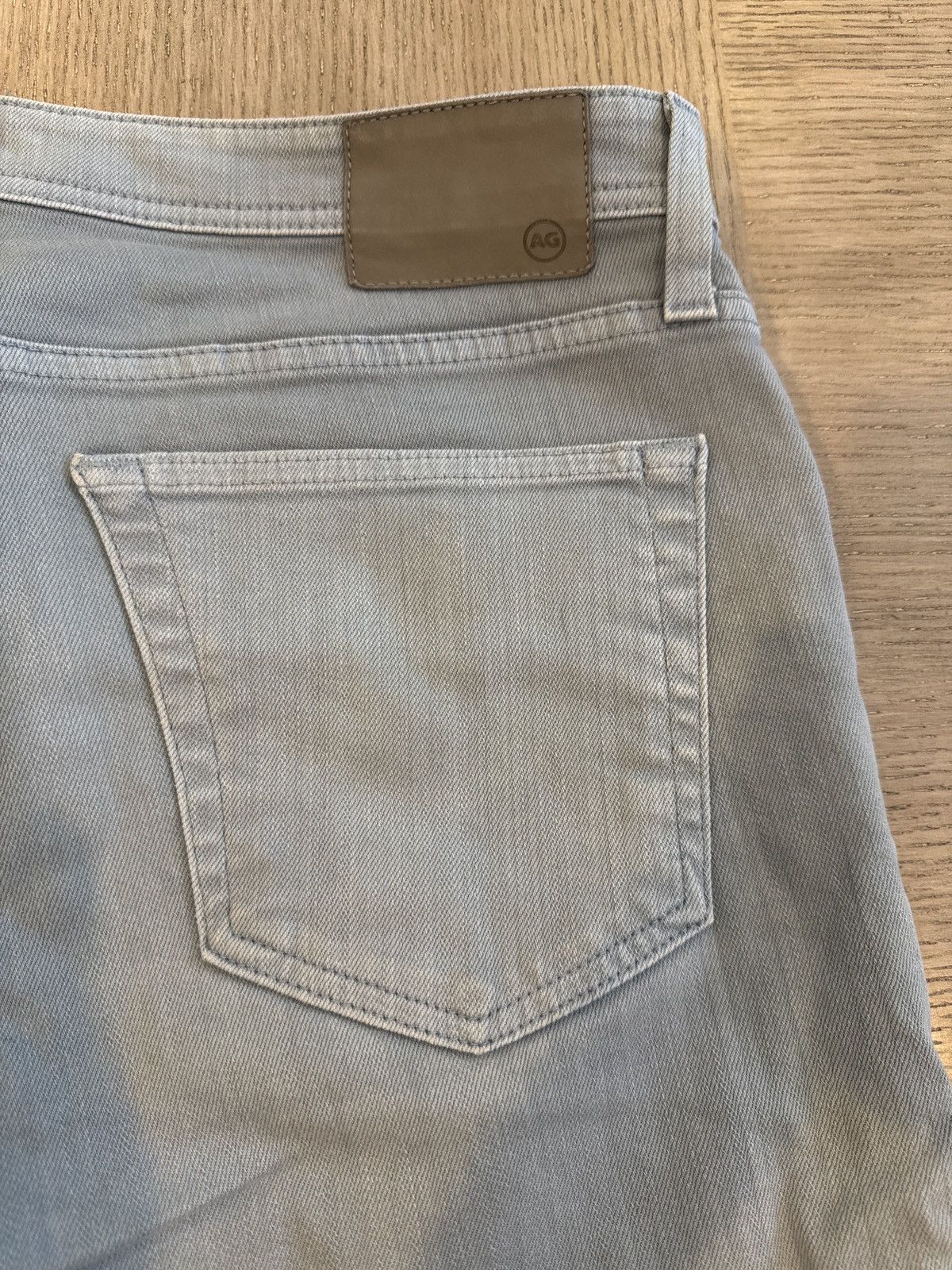 AG Adriano Goldschmied Light Blue Tellis Jean Size US 34 / EU 50 - 5 Thumbnail