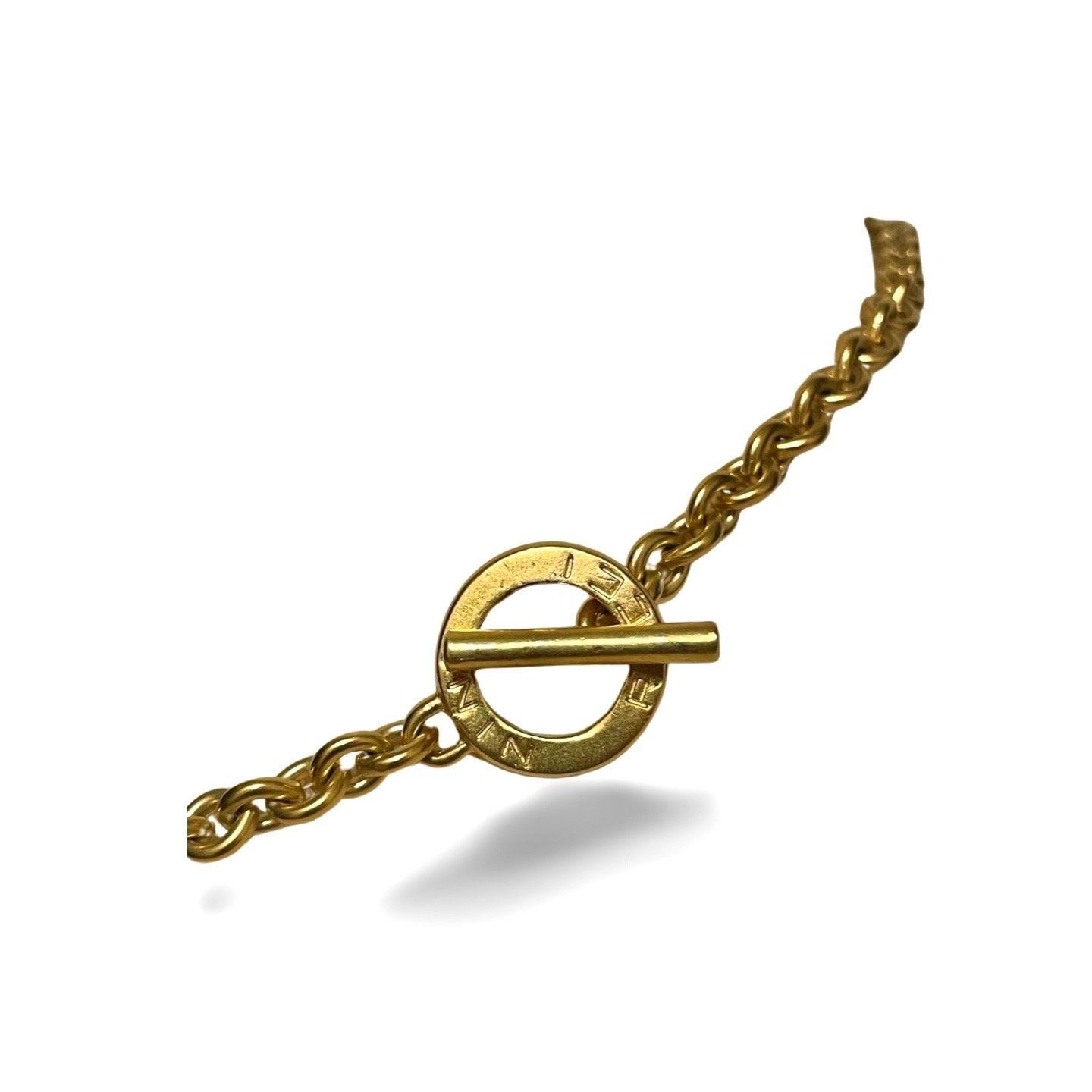 Nina Ricci Vintage Nina Ricci golden chain necklace with ribbon bow and Size ONE SIZE - 5 Thumbnail