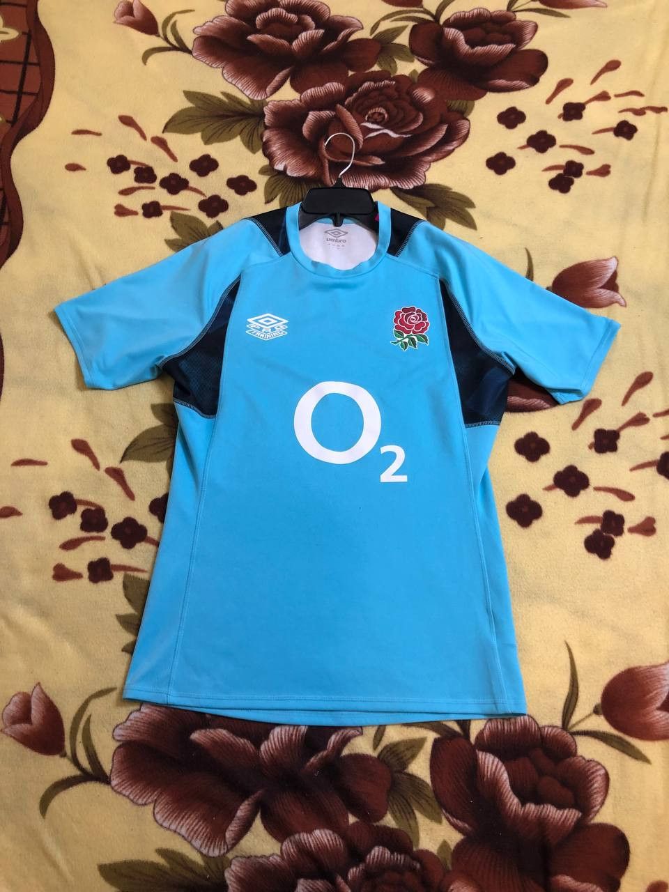 Umbro Umbro England Rugby Shirt Men's Sky Blue tee Size US L / EU 52-54 / 3 - 1 Thumbnail