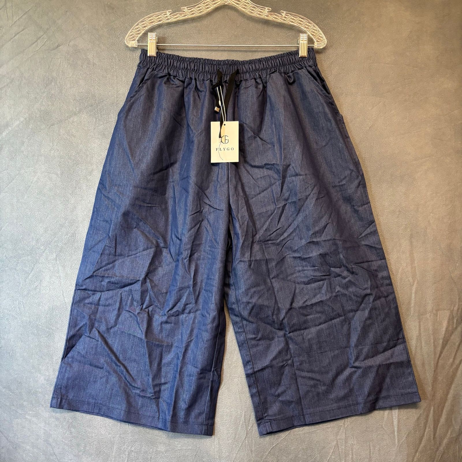Other FlyGo Cropped Lightweight Jeans Flare Stretchy Waist Short Size 28" / US 6 / IT 42 - 10 Thumbnail