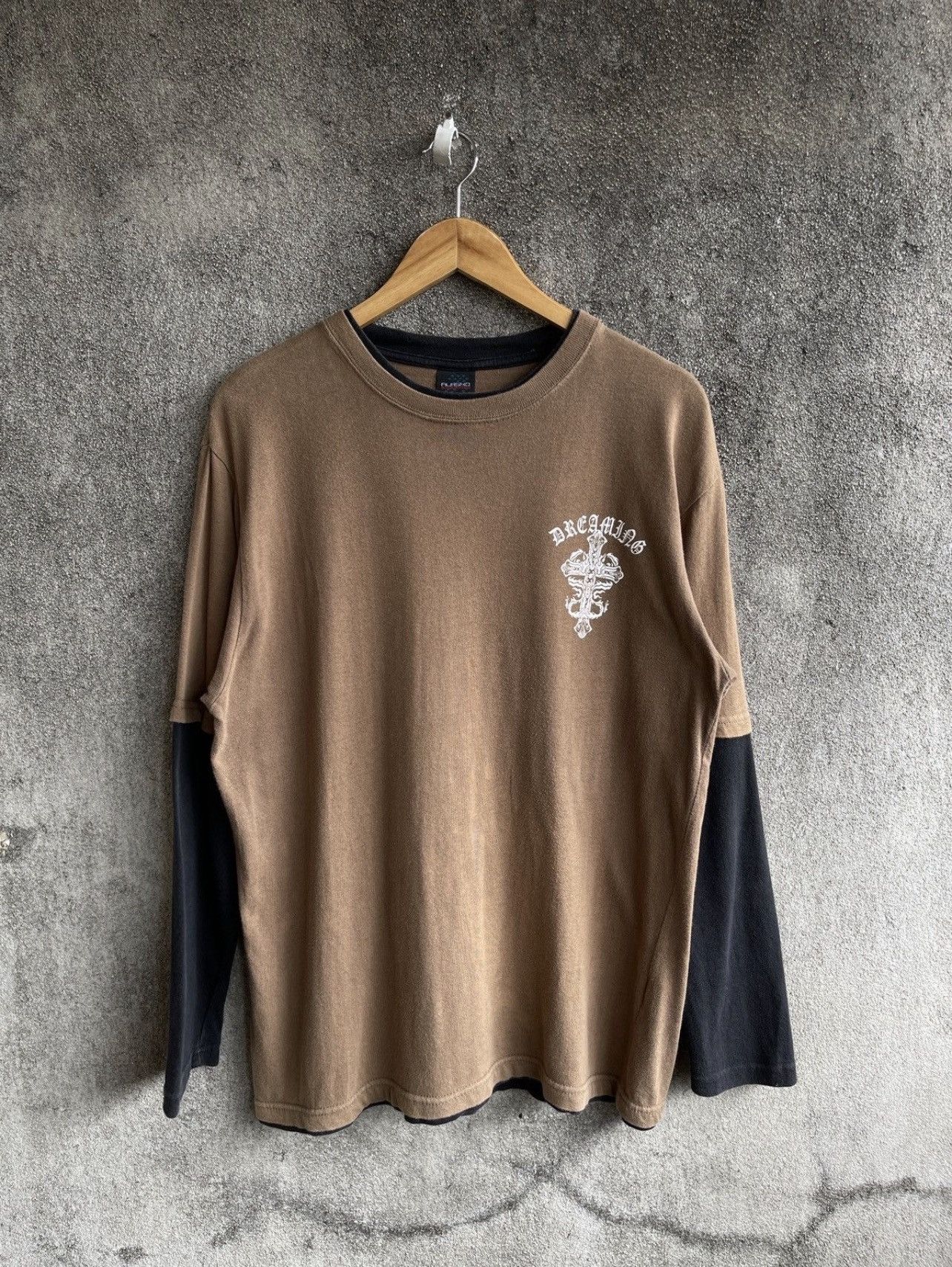 If Six Was Nine Vintage’90s🔥3 Items Bundle🔥Big Logo Strange Raglan L/S Tee Size US L / EU 52-54 / 3 - 2 Thumbnail