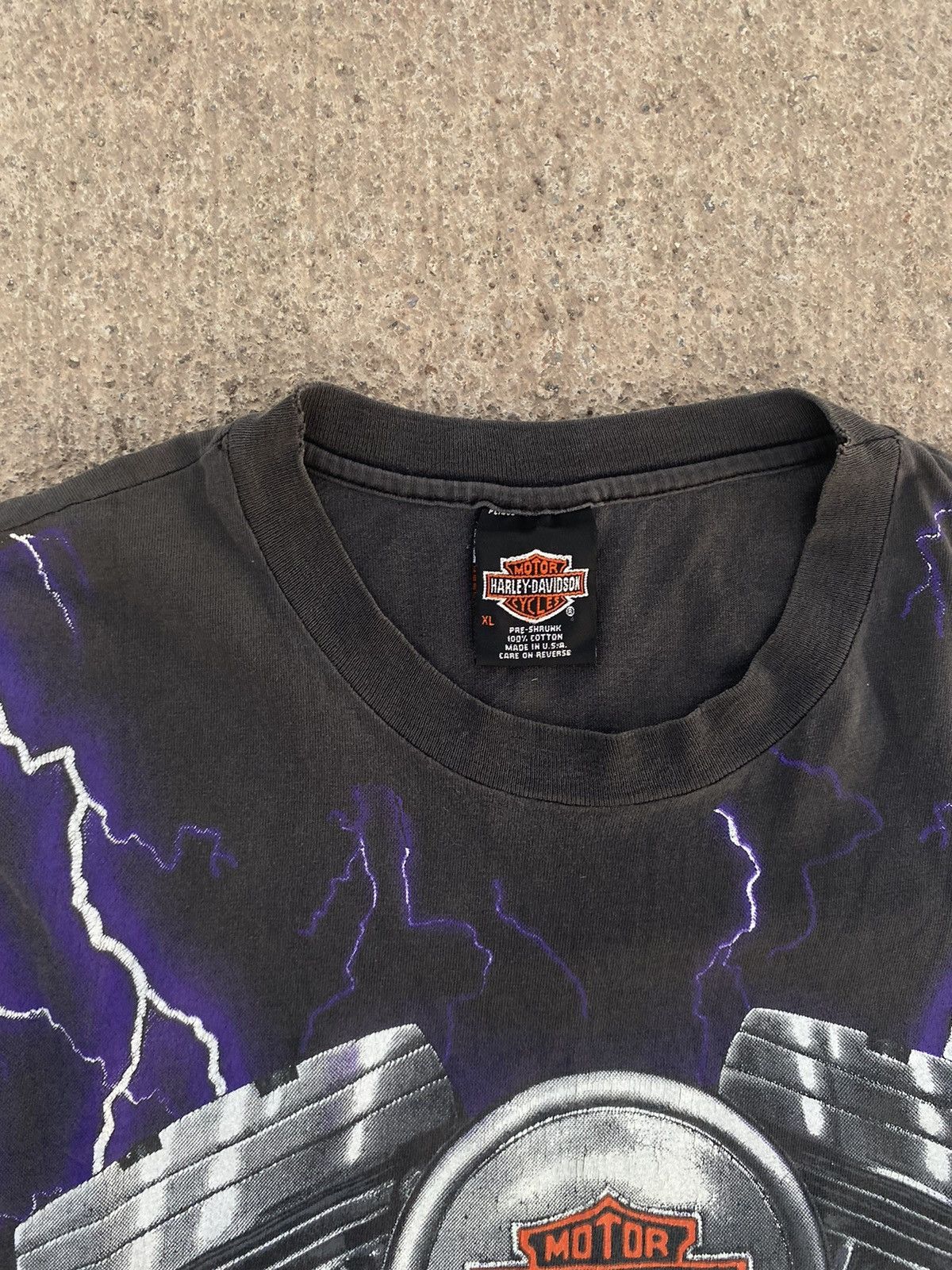 Harley Davidson Harley Davison “Thunder & Lighting” T-Shirt Size US XL / EU 56 / 4 - 8 Thumbnail