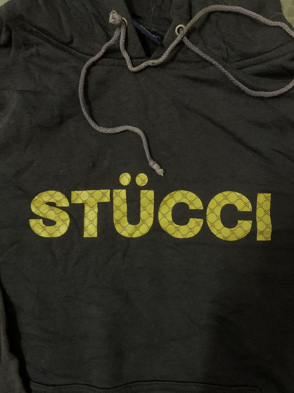 Stussy × Vintage Vintage Y2K Stucci Hoodies Size US L / EU 52-54 / 3 - 3 Thumbnail