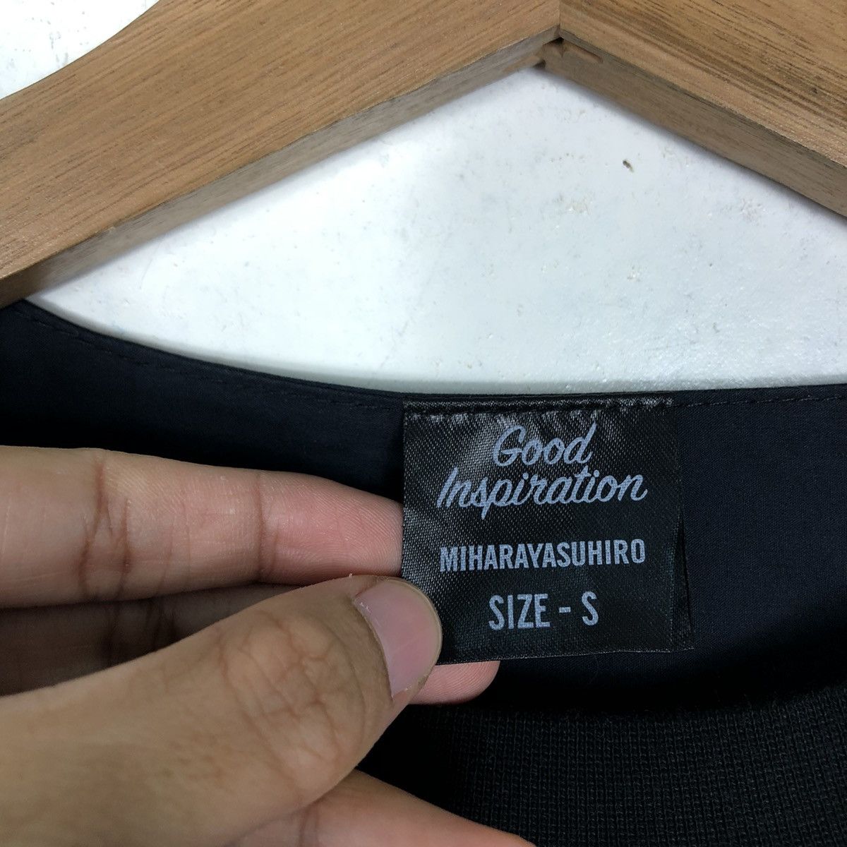 Maison MIHARA YASUHIRO 🔥Rich Black - Short Sleeve Oversized T-Shirt Big Logo Size US S / EU 44-46 / 1 - 10 Thumbnail