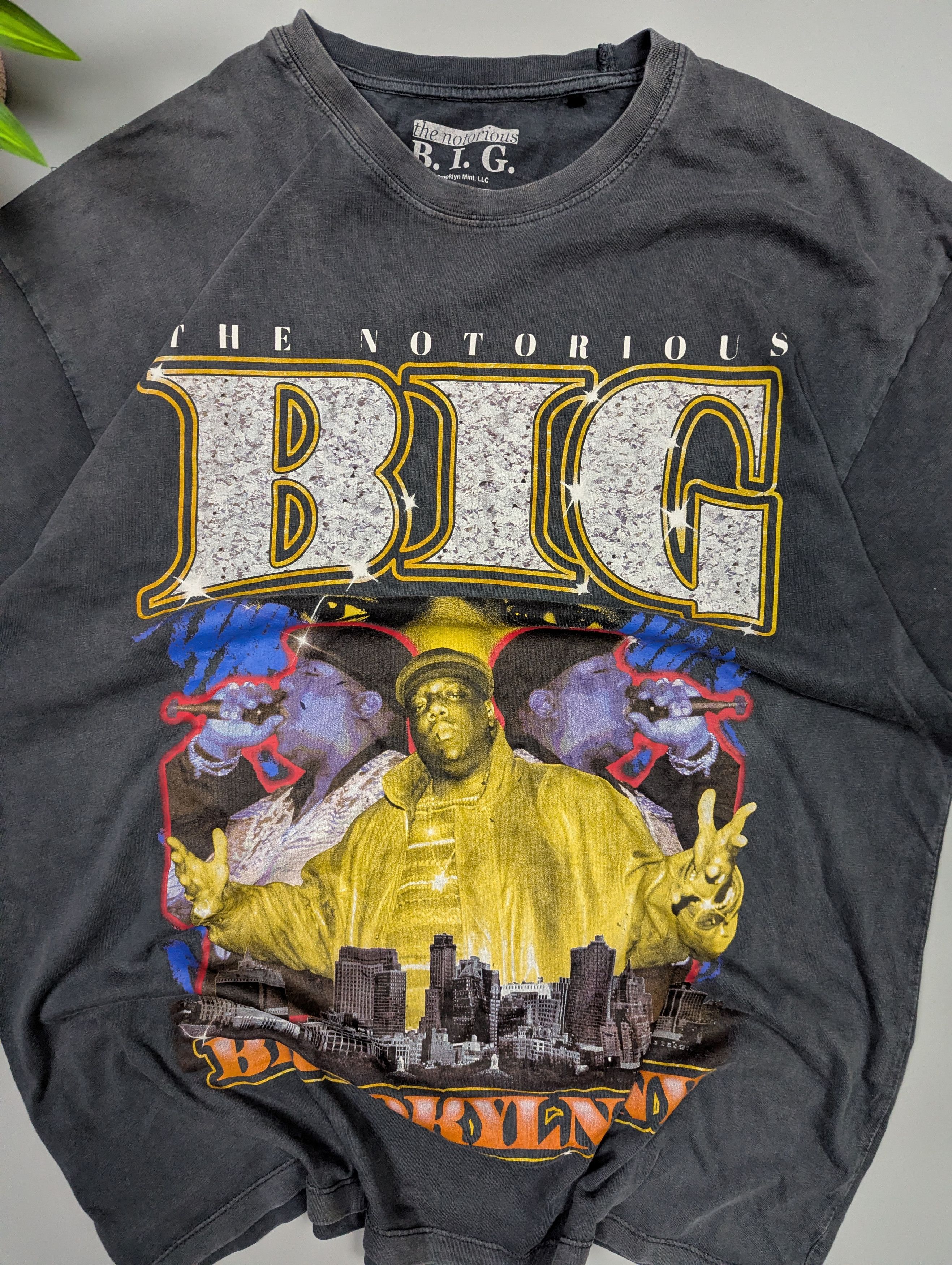 Pull & Bear Notorious B.I.G. x Pull & Bear Graphic T-Shirt Brooklyn Size US XL / EU 56 / 4 - 5 Thumbnail