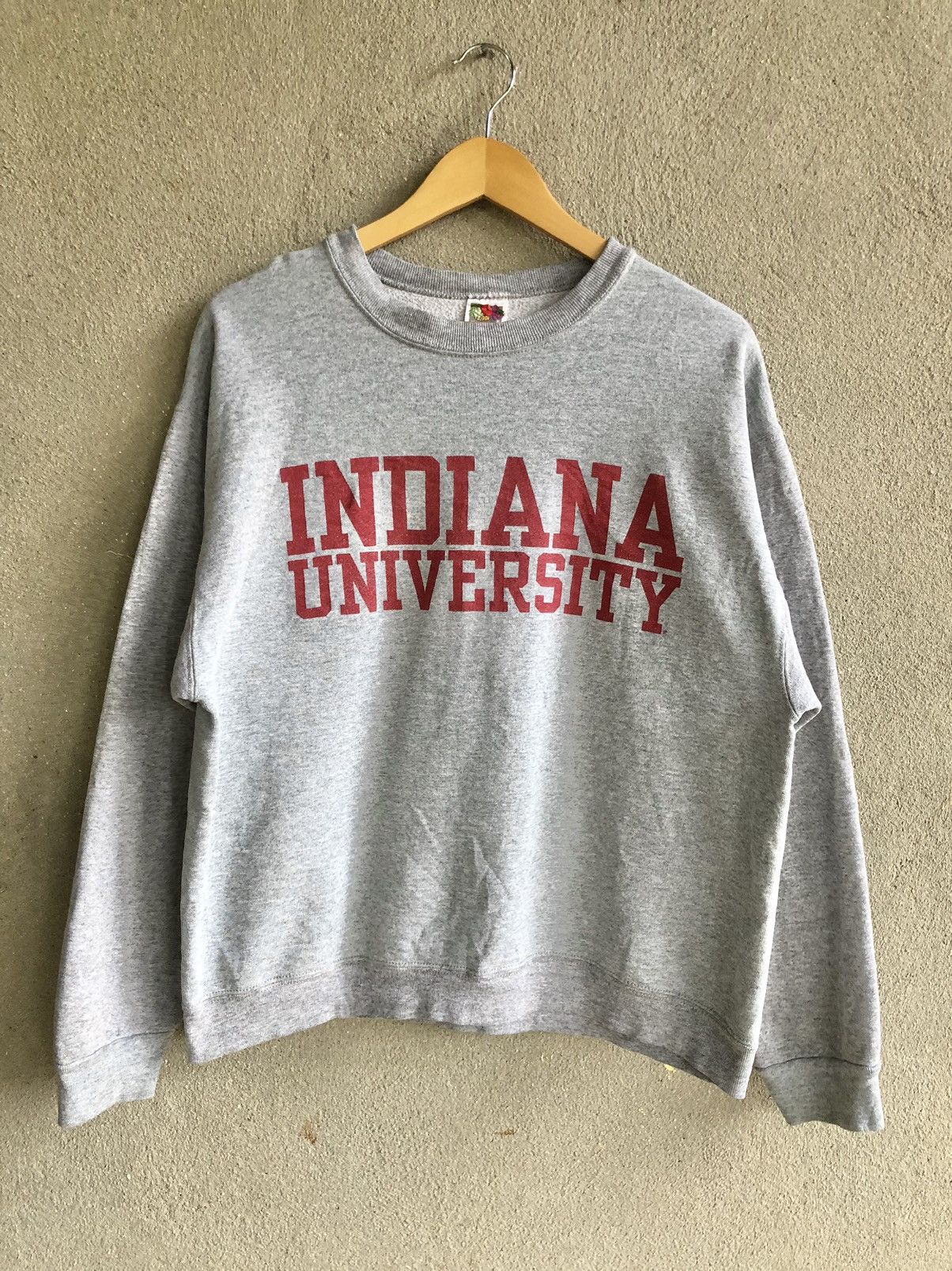Fruit Of The Loom × Vintage Vintage Indiana University Sweatshirt Size US L / EU 52-54 / 3 - 1 Thumbnail
