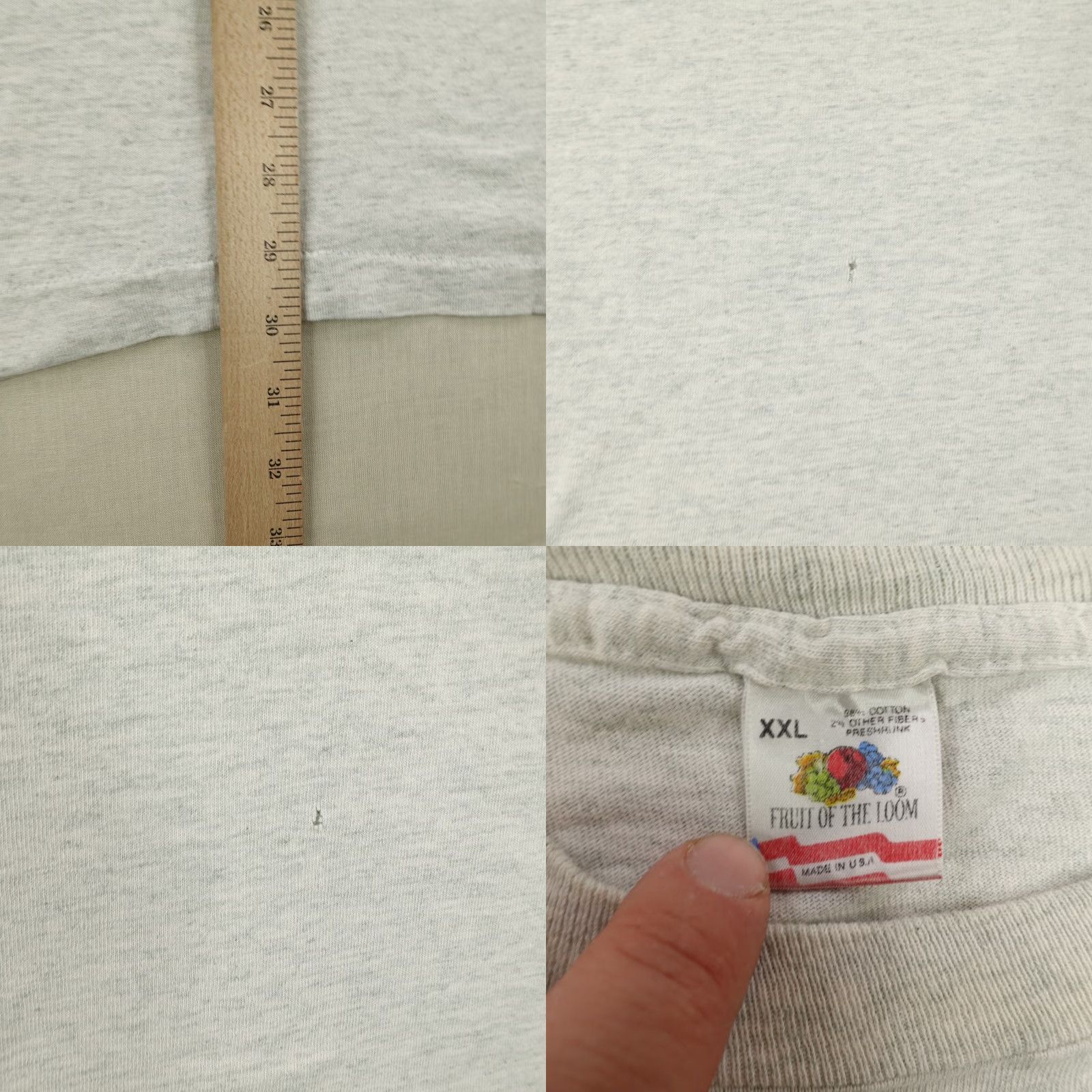 Fruit Of The Loom Vintage Mount Rushmore Shirt Mens 2XL Gray 50th Anniversary South Dakota 90s Size US XXL / EU 58 / 5 - 8 Thumbnail