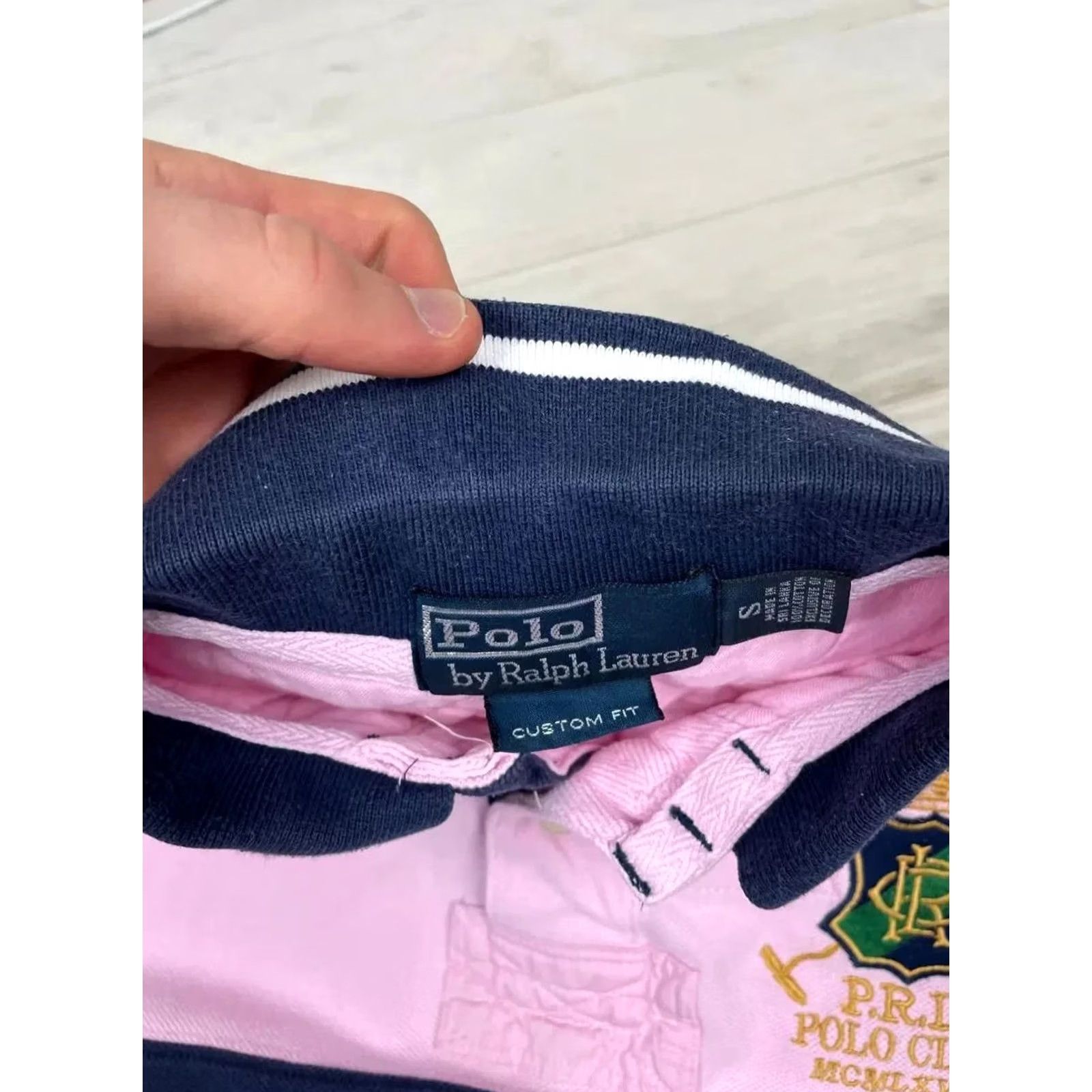 Polo Ralph Lauren Polo Ralph Lauren Rugby Shirt Men Size S Pink Big Logo Size US S / EU 44-46 / 1 - 7 Thumbnail
