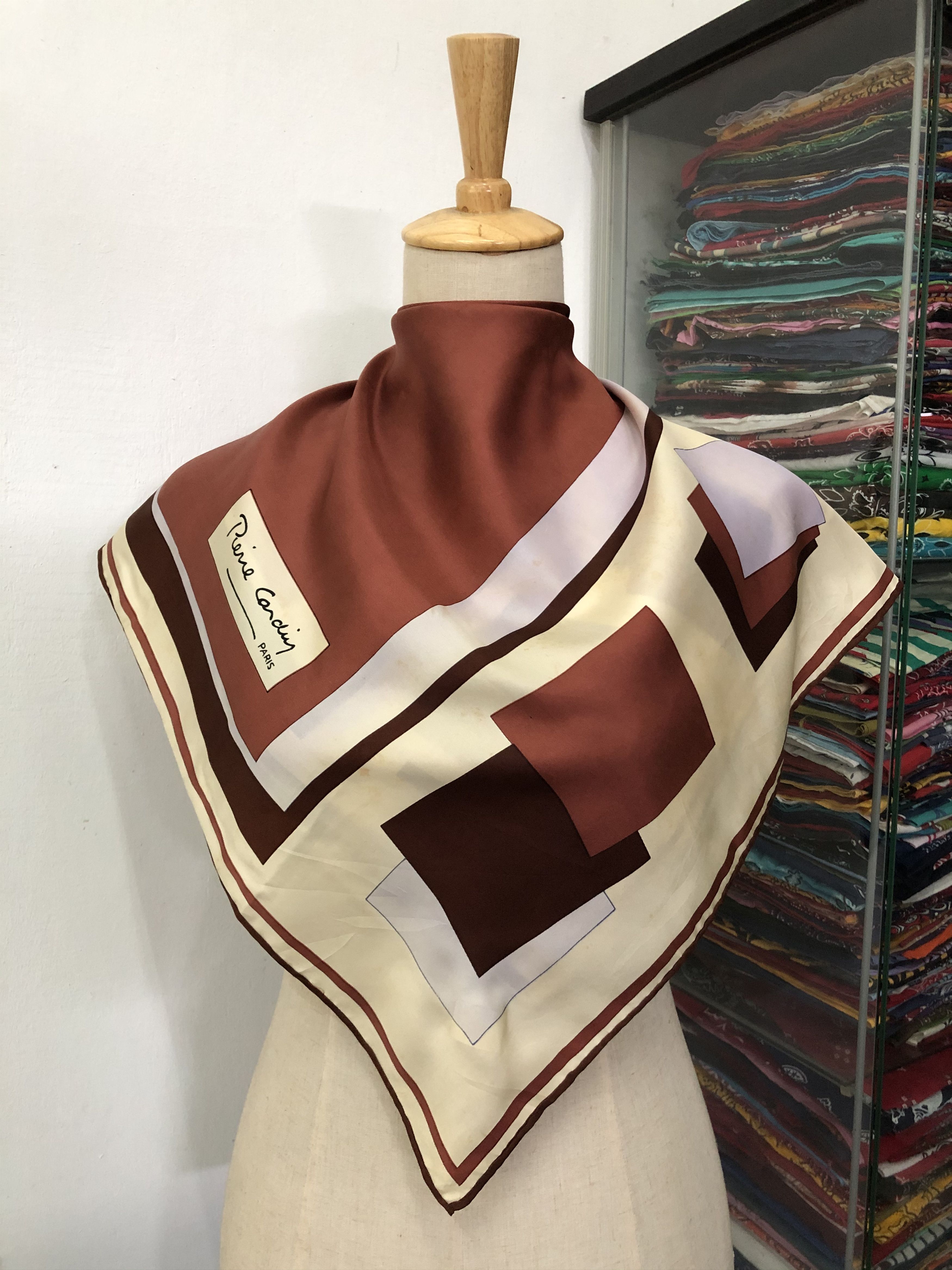 Pierre Cardin Vintage Pierre Cardin Silk Scarf Size ONE SIZE - 1 Thumbnail