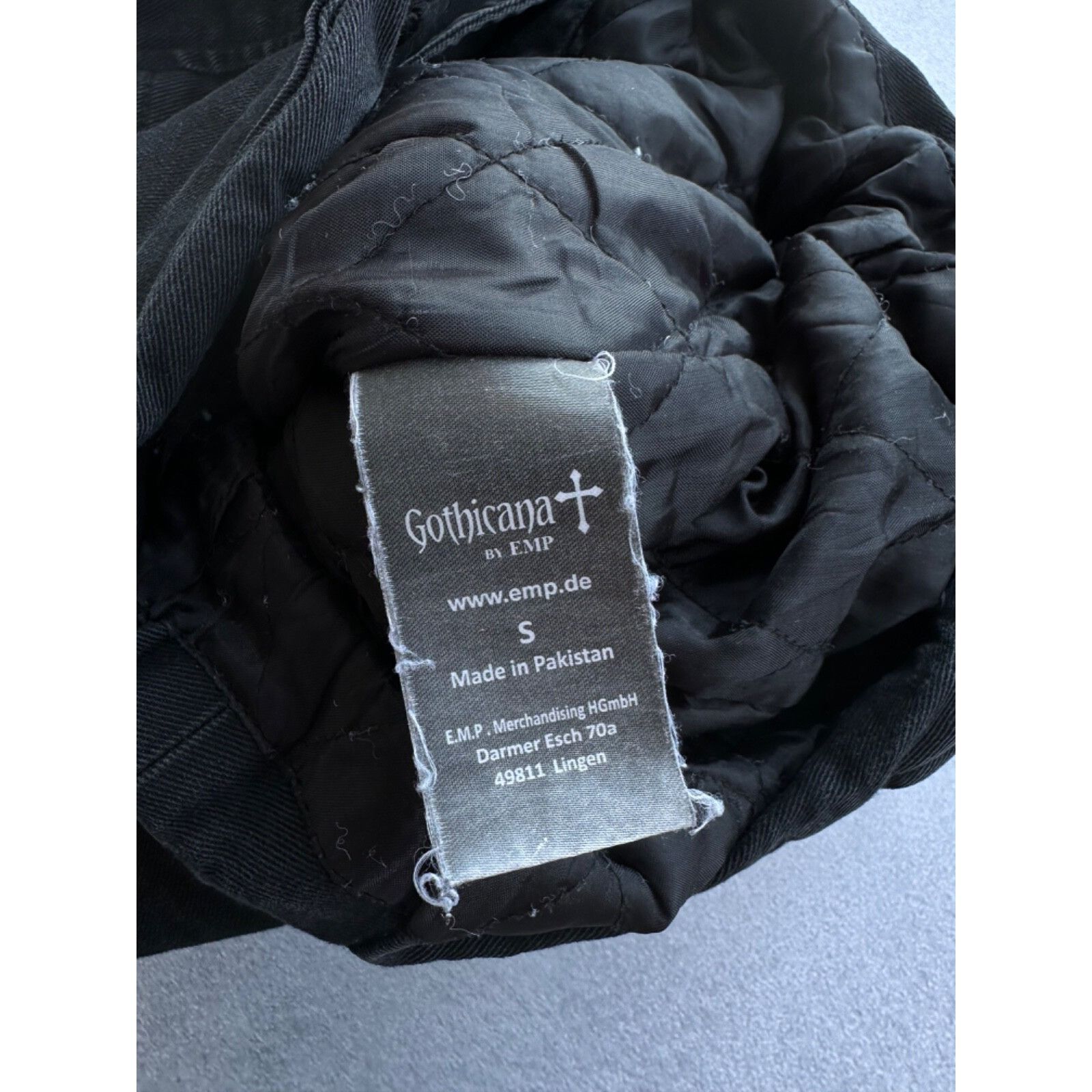 Vintage VTG Ghoticana by Emp Denim Rock Gotic Bomber Jacket Size US S / EU 44-46 / 1 - 10 Thumbnail