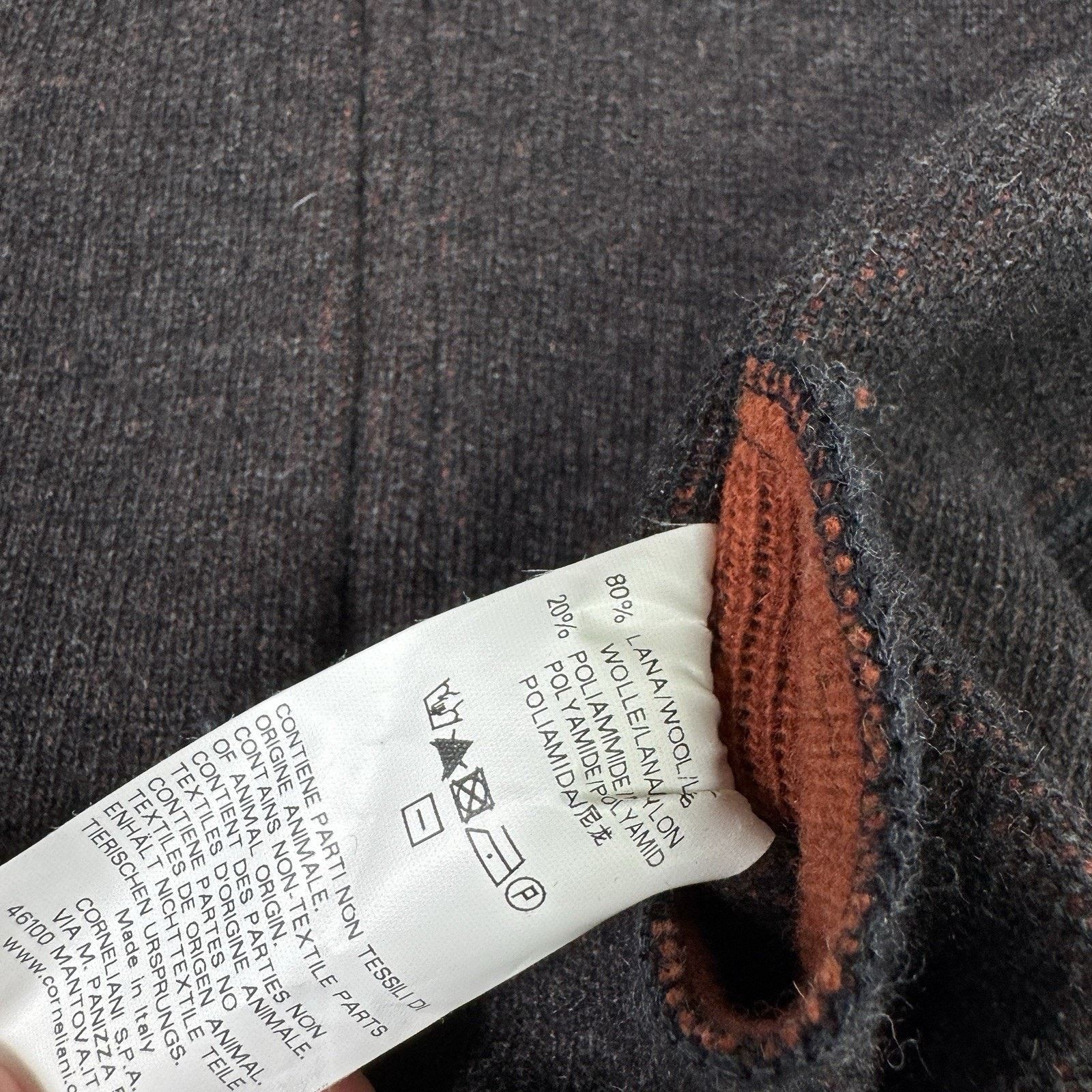 Corneliani Cc Corneliani Collection Blazer Cardigan Wool Size 52 Brown Size US L / EU 52-54 / 3 - 11 Thumbnail