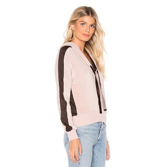 Young Fabulous & Broke Young Fabulous & Broke Rosewater Velour Hoodie Size XS / US 0-2 / IT 36-38 - 3 Thumbnail