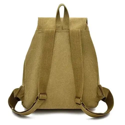 Japanese Brand Unisex Vintage Canvas Backpack Size ONE SIZE - 4 Thumbnail