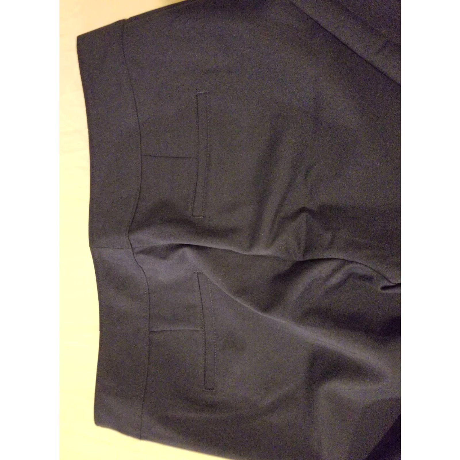 Ann Taylor Ann Taylor Pants Chino Stretch Cotton Blue 4 Women Slacks Dress Pants Size 27" / US 4 / IT 40 - 3 Thumbnail
