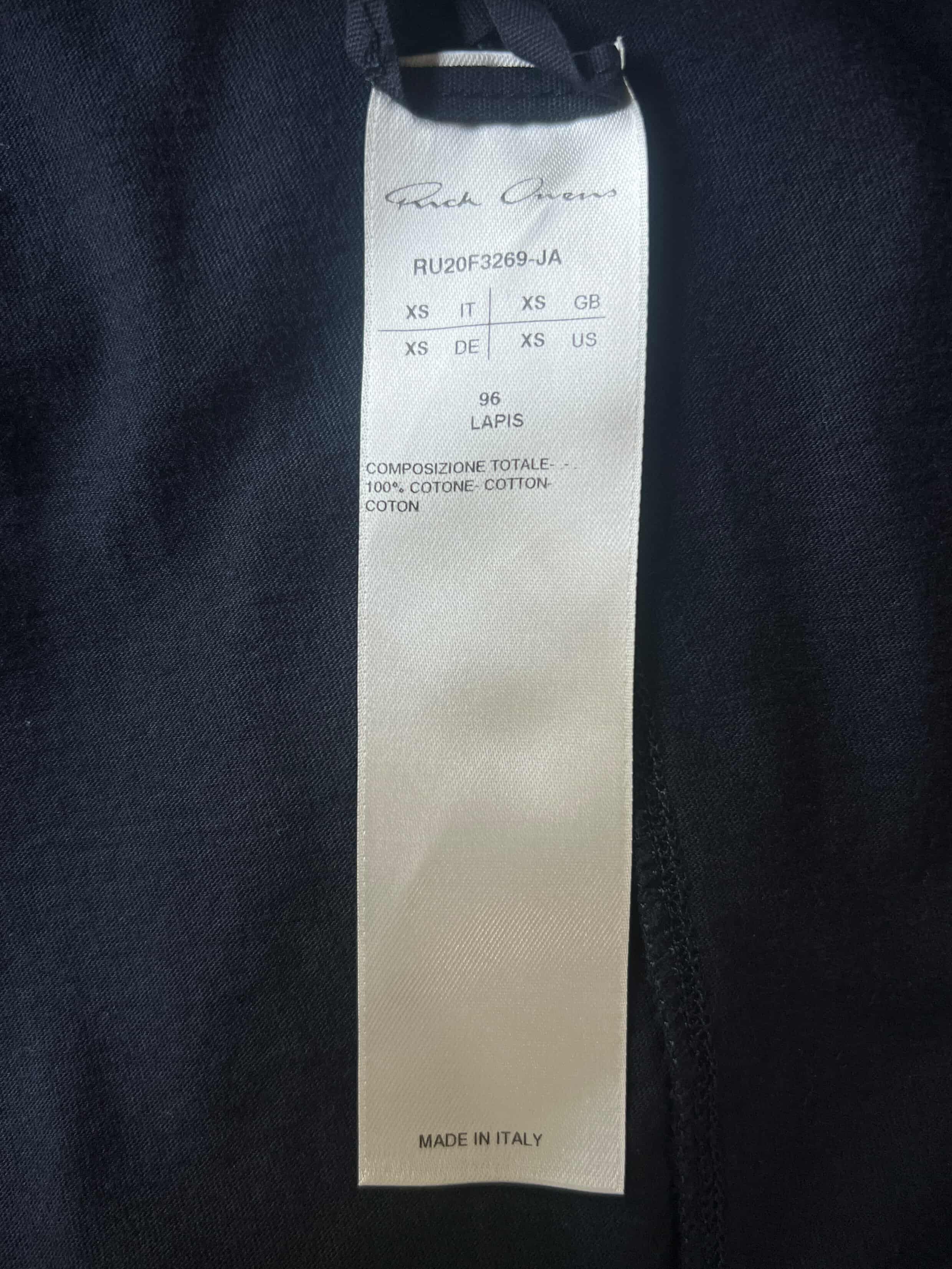 Rick Owens Rick Owens FW20 PERFORMA Mainline Oversized Tee XL Size US XS / EU 42 / 0 - 8 Thumbnail