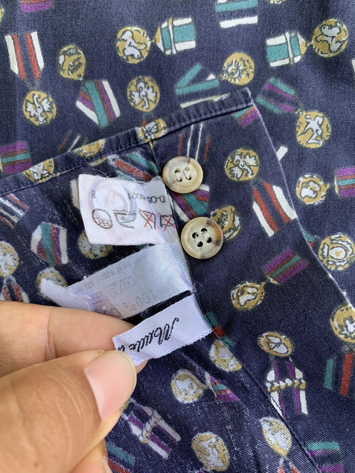 Beauty Beast × Givenchy Givenchy Gentleman Charter Print Vintage Shirt Size US M / EU 48-50 / 2 - 10 Thumbnail