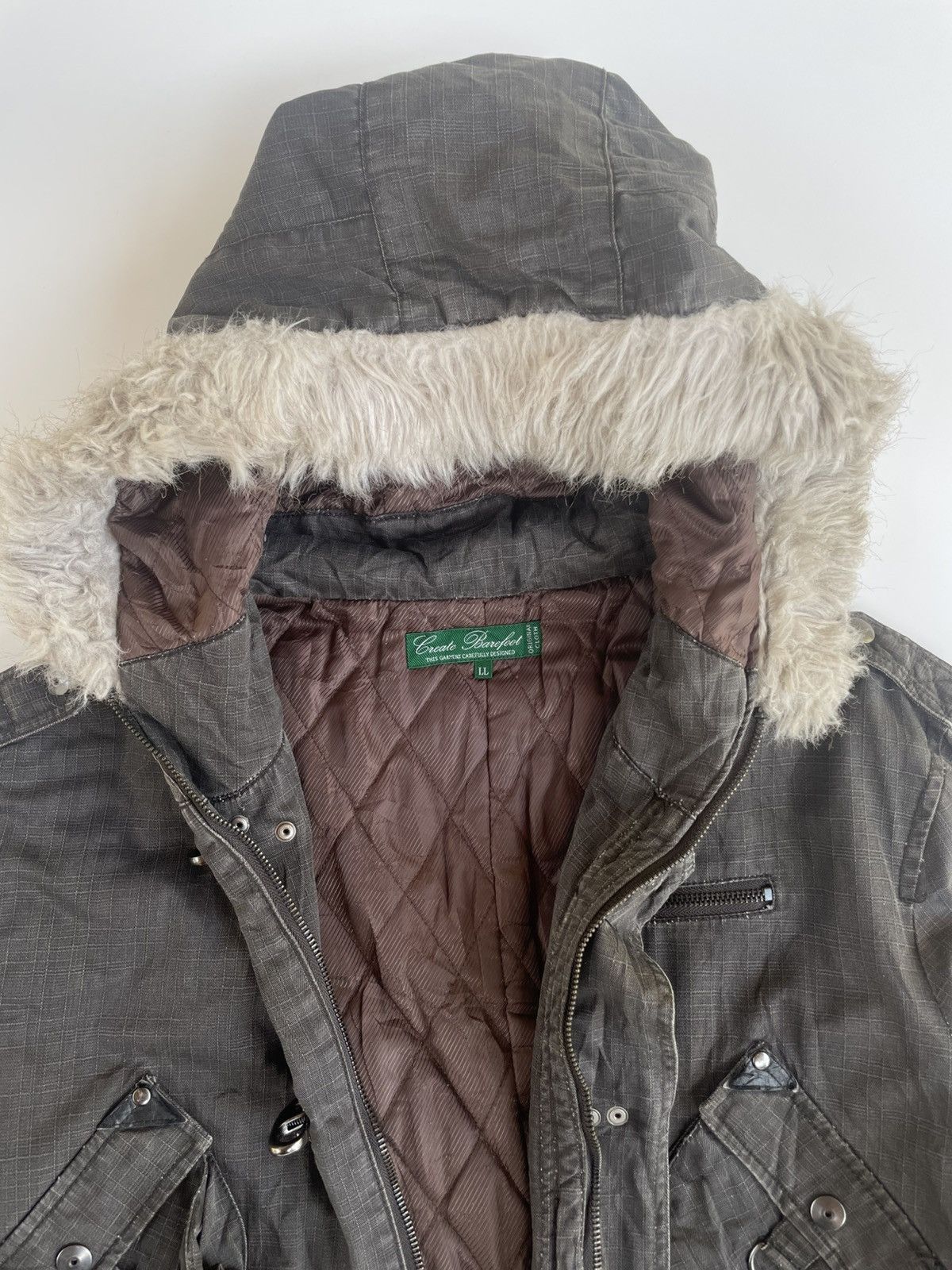 Other Japanese Brand Fur Hoodie Jacket Size US XL / EU 56 / 4 - 7 Thumbnail