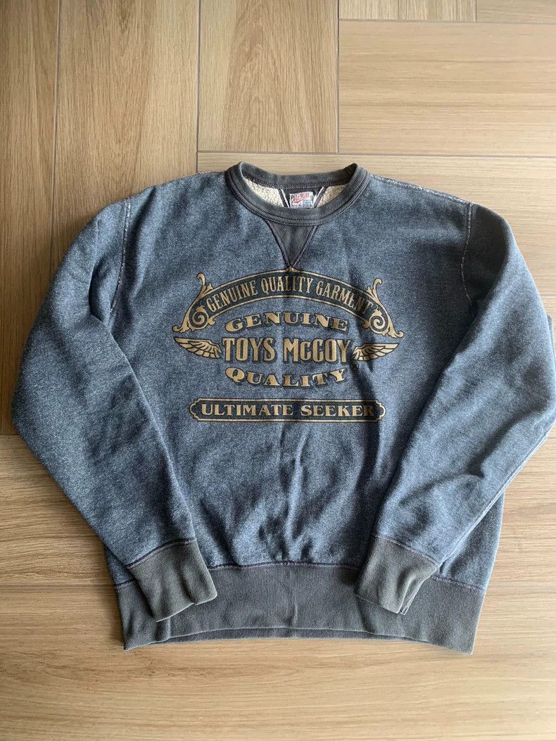 TOYS McCOY TOYS McCoy TMC2374 Gold Logo Printed Cotton Fleece Sweatsh Size US XXL / EU 58 / 5 - 1 Thumbnail