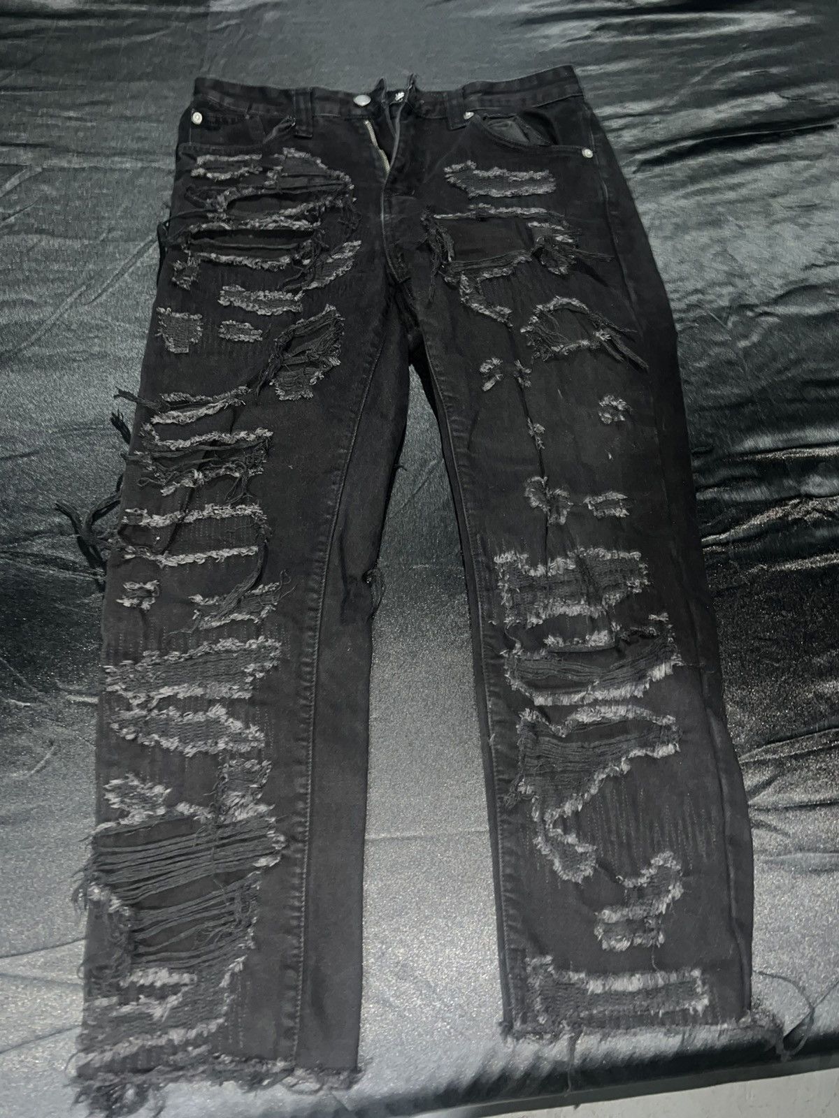 Jaded London Black Jaded London Avalanche Jeans Size US 32 / EU 48 - 1 Thumbnail