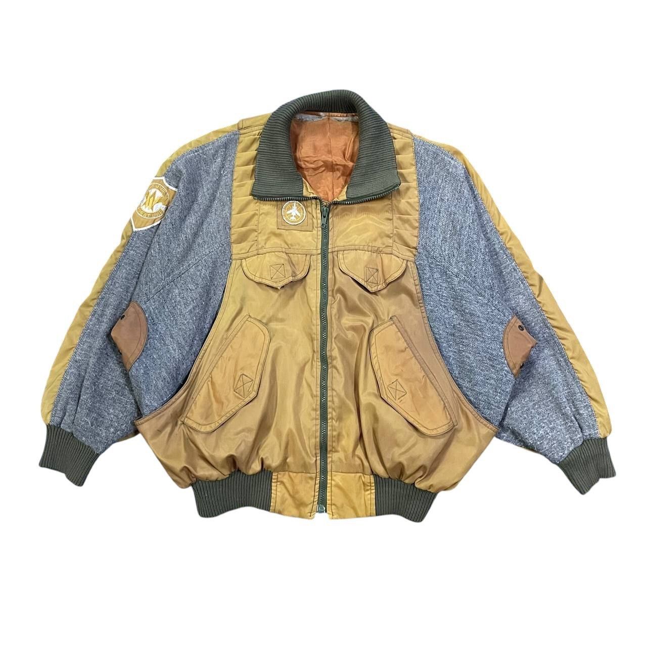 Vintage Vintage Brcwnie Flight Bomber Jacket Size US M / EU 48-50 / 2 - 1 Thumbnail