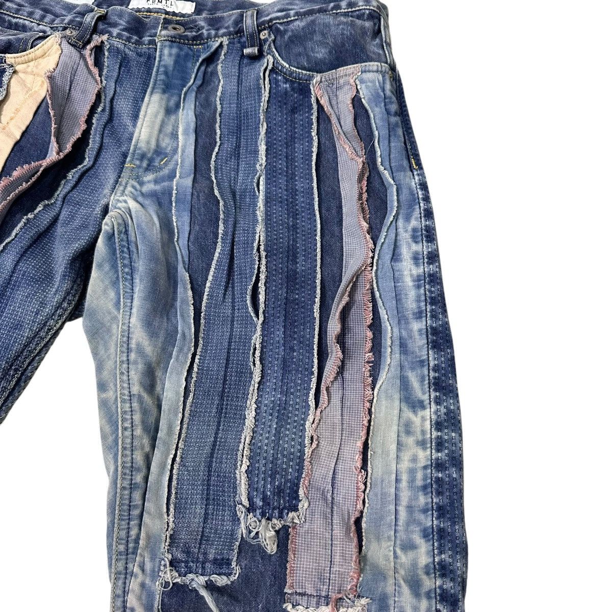 FDMTL FDMTL | Strip Patch Slimfit Selvedge Jeans Size US 35 - 7 Thumbnail