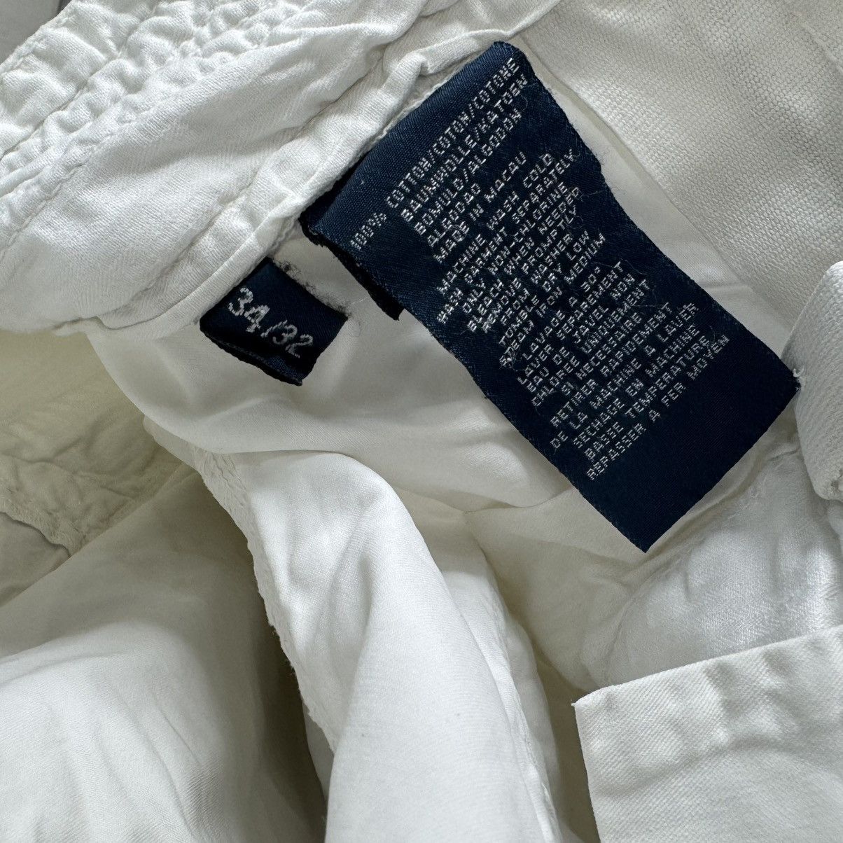 Polo Ralph Lauren Rare Vintage Polo Ralph Lauren Cargo Pants 90’s 34/32 White Size US 34 / EU 50 - 23 Thumbnail