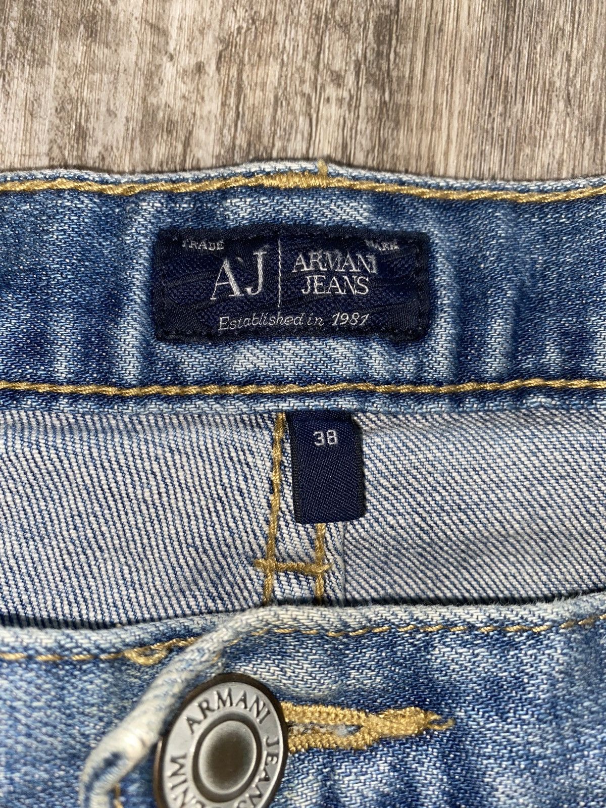 Giorgio Armani × Levi's × Vintage armani jeans Size US 38 / EU 54 - 3 Thumbnail