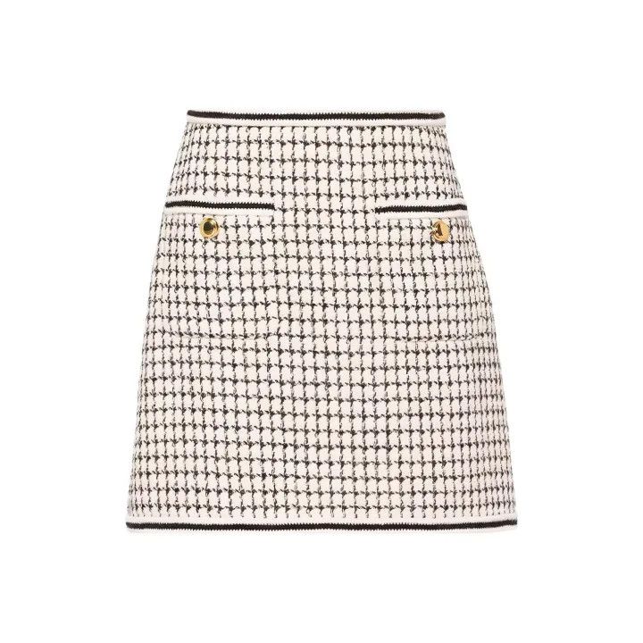 Miu Miu Miu Miu Colorblock A-Line Casual Mini Skirt 0079 Size 42" / US 20 - 1 Thumbnail