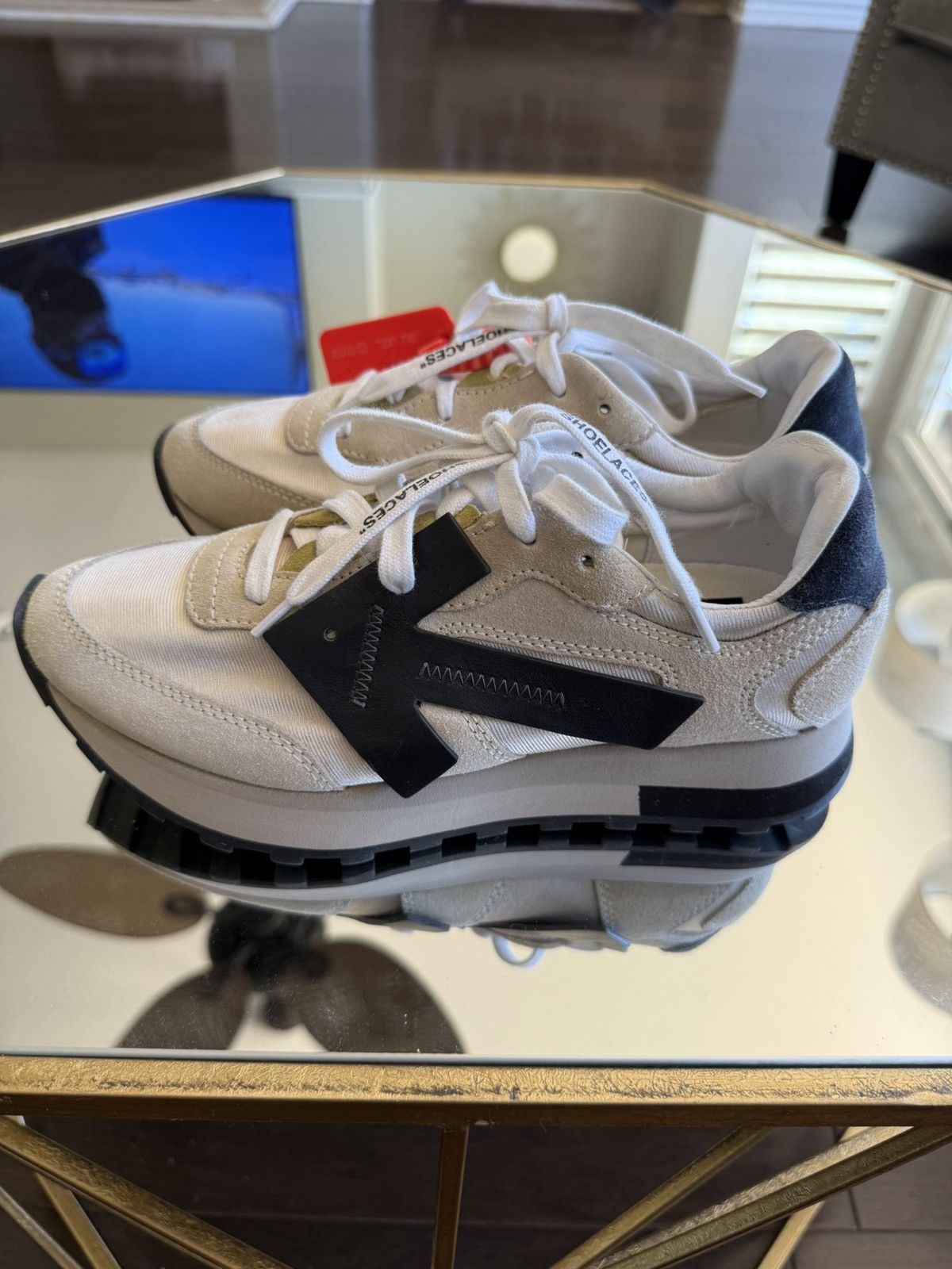 Off-White Off-White Women’s HG Runner ‘Beige’ Size US 8 / IT 38 - 2 Thumbnail