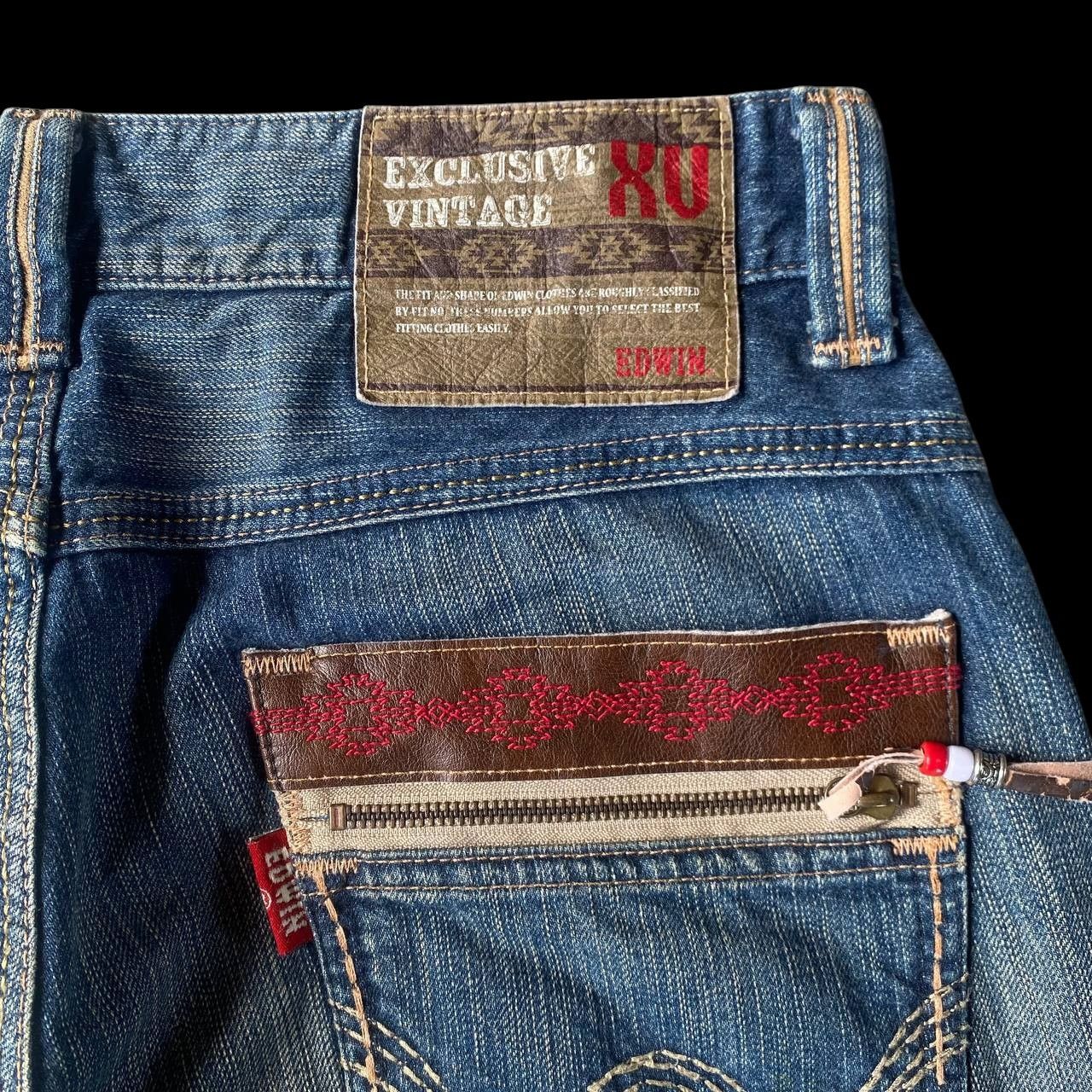 Edwin DISTRESSED CLAWMARKS EDWIN EXCLUSIVE VINTAGE DENIM Size US 33 - 16 Thumbnail