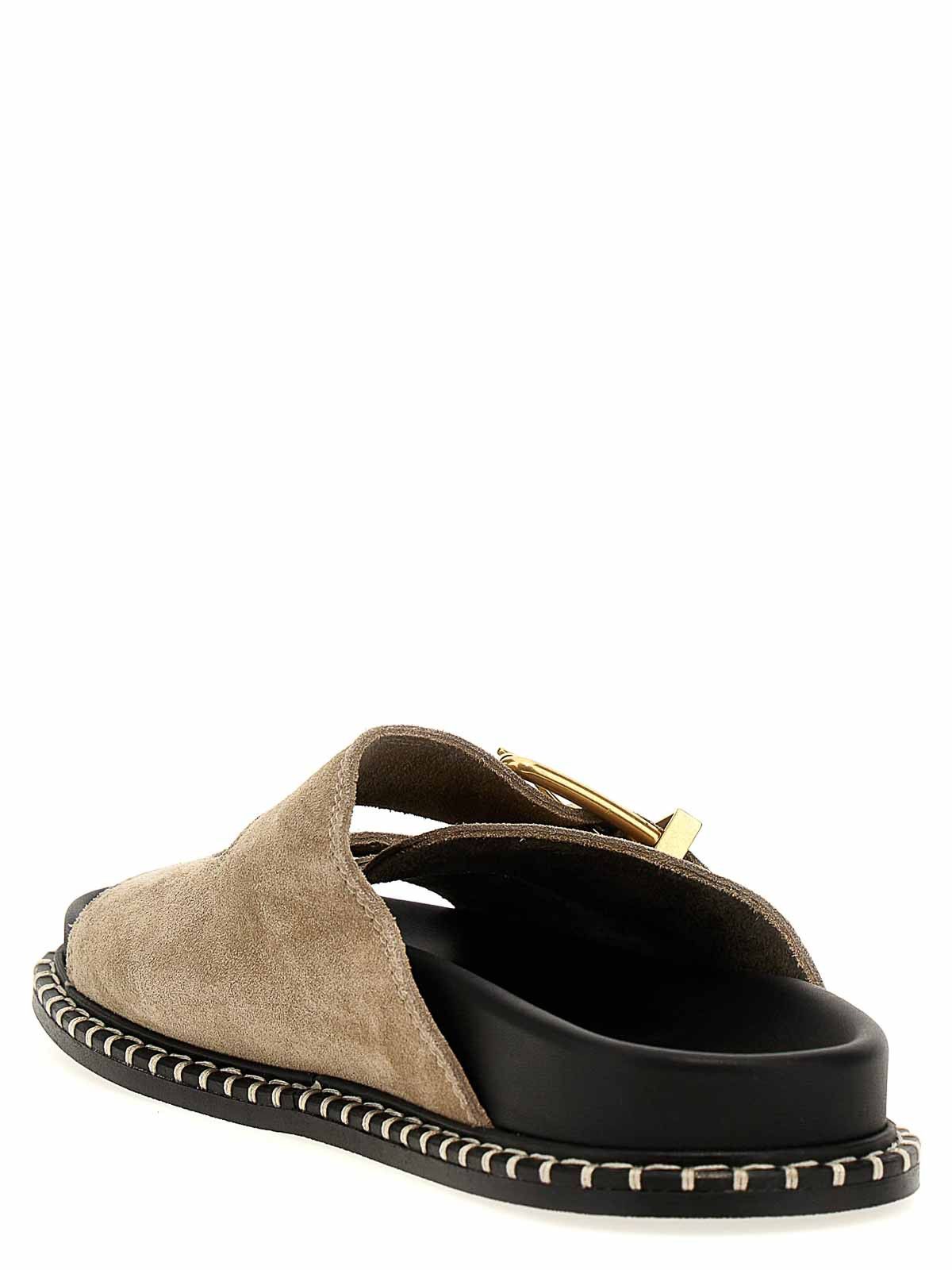 Chloe o1loc1c0425 Rebecca Slides in Dark Beige Size US 9 / IT 39 - 3 Thumbnail