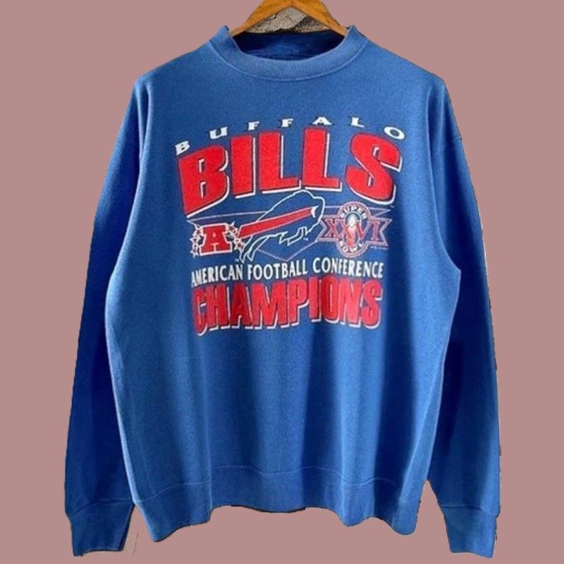 Other REMAKE 90s Buffalo Bills NFL sweatshirt Size US XL / EU 56 / 4 - 1 Thumbnail