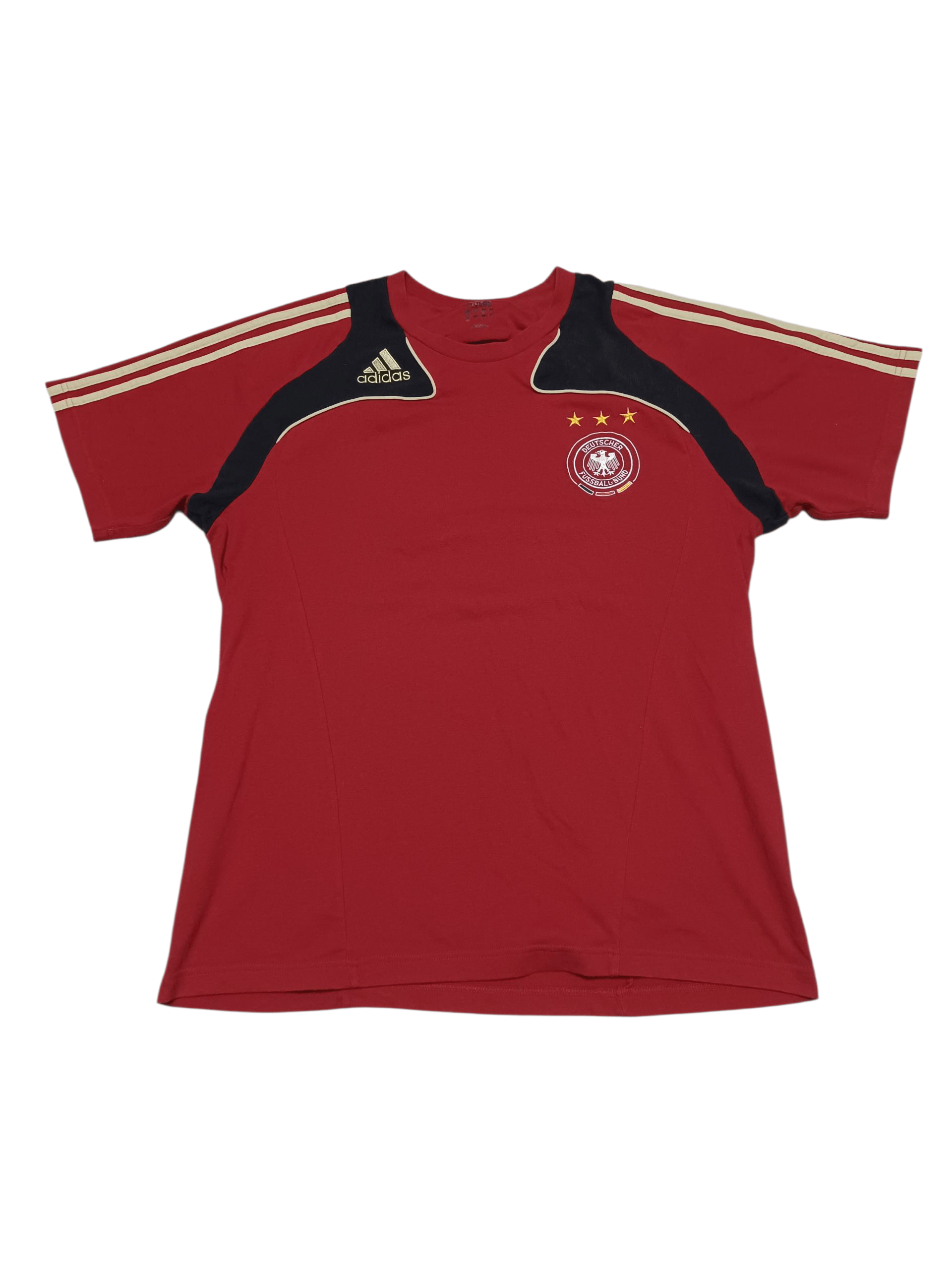 Adidas ADIDAS GERMANY VINTAGE 2007 TRAINING SOCCER TEE Size US XL / EU 56 / 4 - 1 Thumbnail