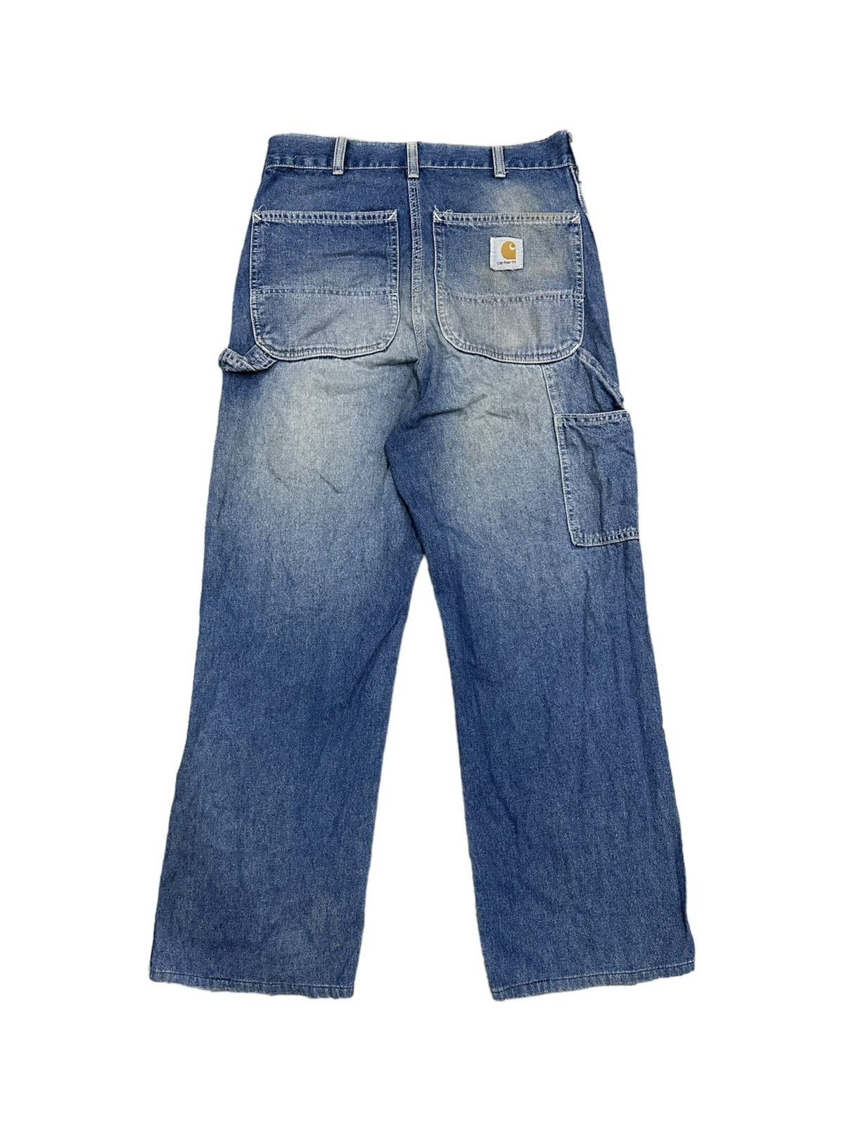 Carhartt Vintage Carhartt Carpenter Denim Baggy Single Knee Work Pant Size US 29 - 1 Thumbnail