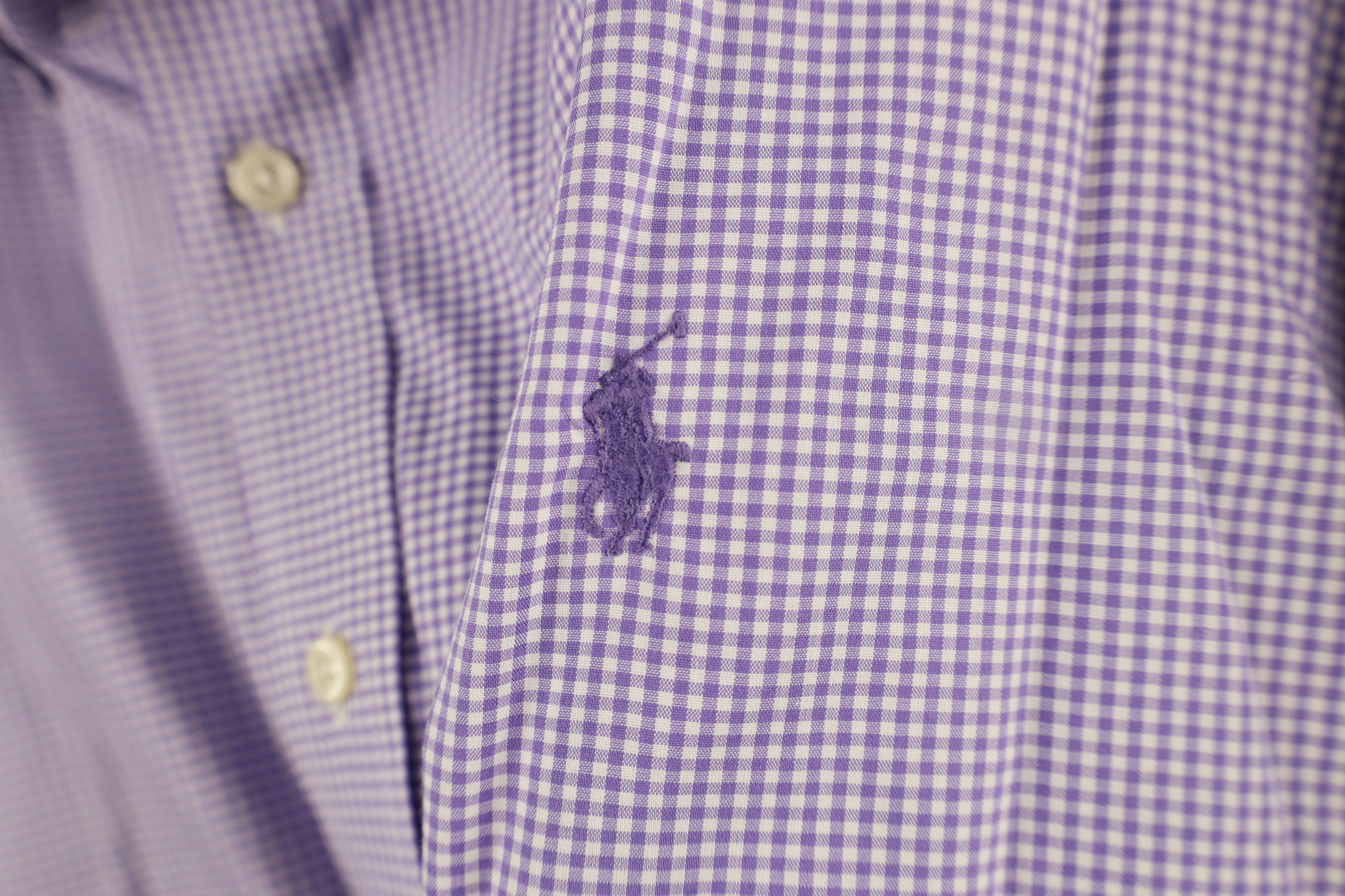 Ralph Lauren × Vintage Ralph Lauren Care Cotton Stretch Collared Button Down Shirt Size US M / EU 48-50 / 2 - 4 Thumbnail