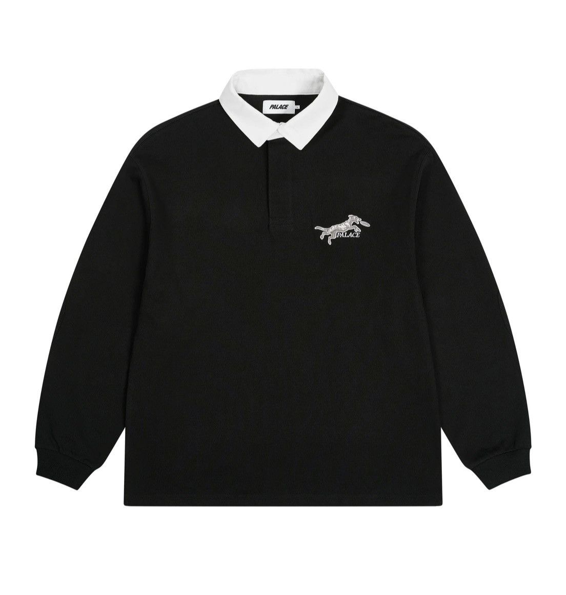 トップス PALACE PATCHWORK RUGBY BLACK 1036868_00.png.png