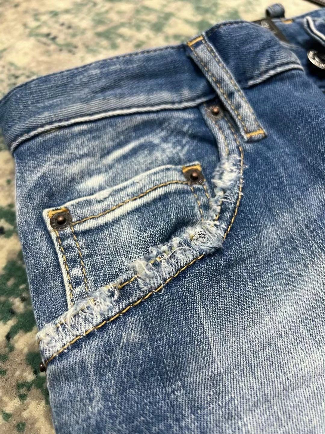 Dsquared2 Dsquared2 Blue Washed SKATER Slim Mid 9-Length Size US 28 / EU 44 - 4 Thumbnail