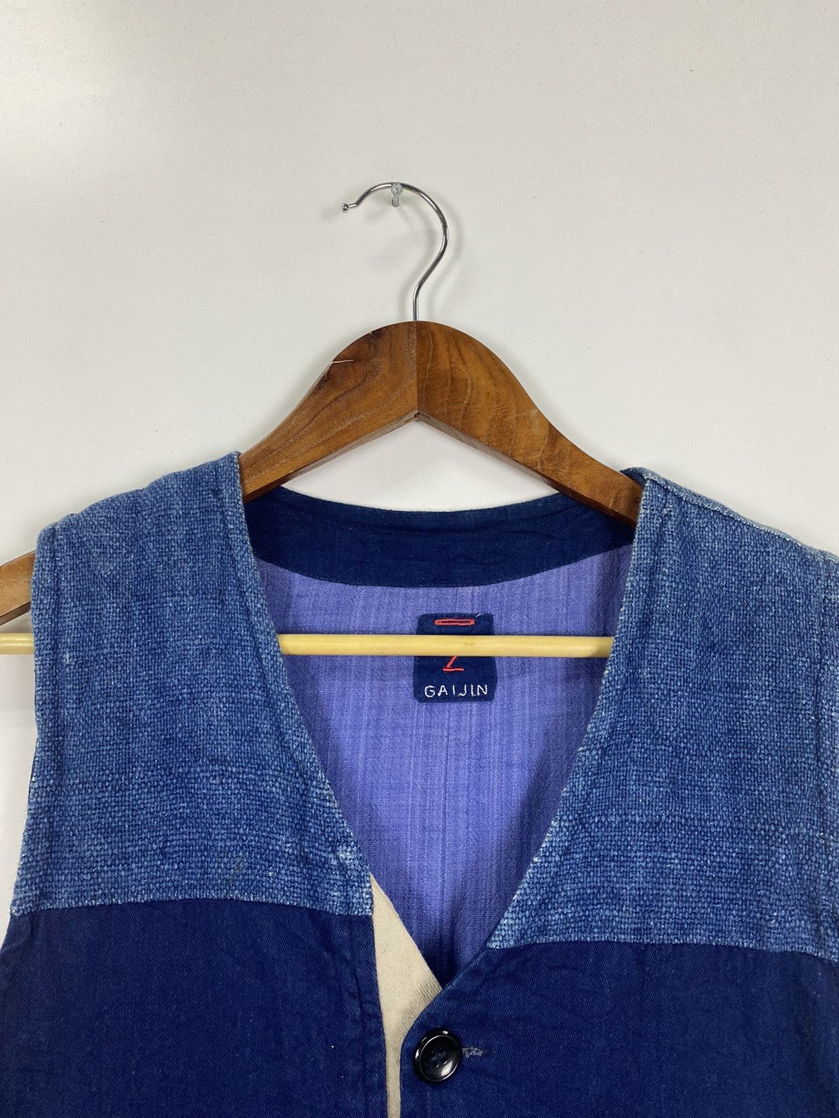Japanese Brand × Vintage Vintage Gaijin Japanesse vest Size US S / EU 44-46 / 1 - 7 Thumbnail