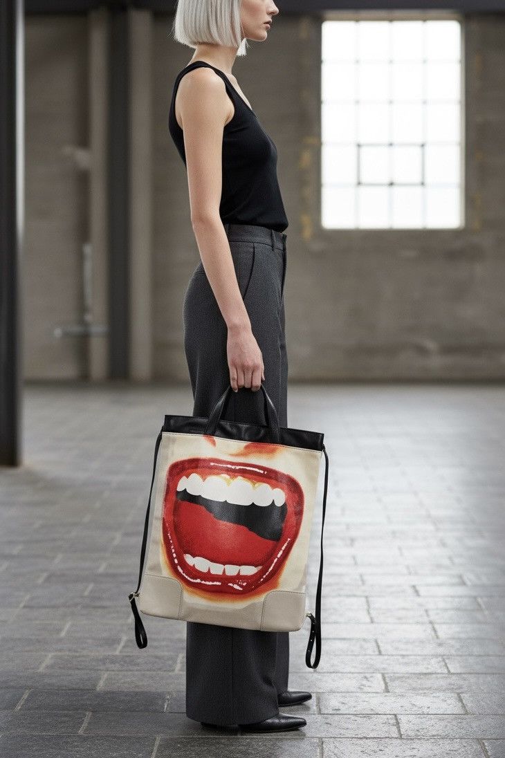 The Desigual Mouth Screaming Backpack