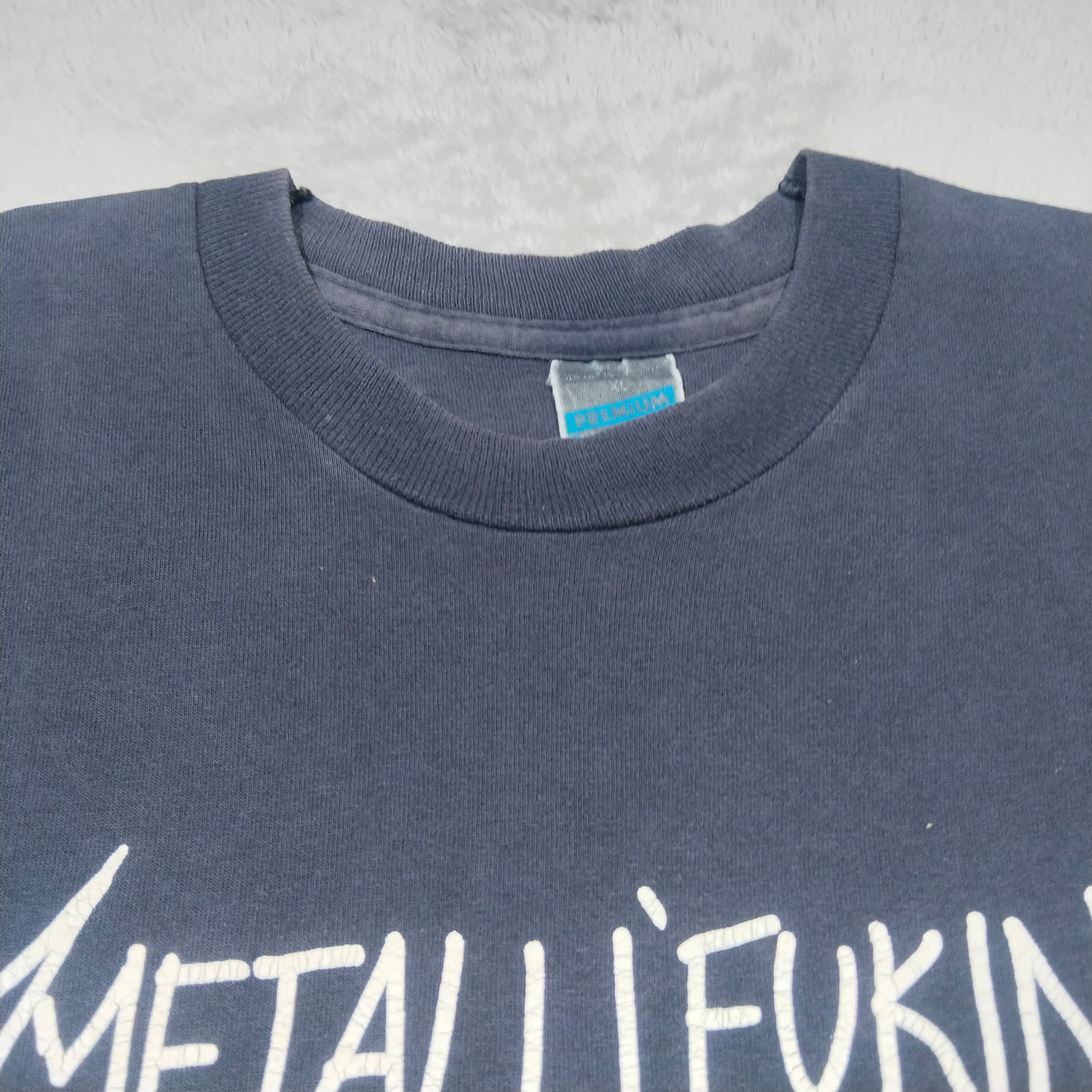 Band Tees × Metallica × Vintage VINTAGE 1993 SCREEN STAR METALLIFUKINCA METALLICA T SHIRT Size US XL / EU 56 / 4 - 7 Thumbnail
