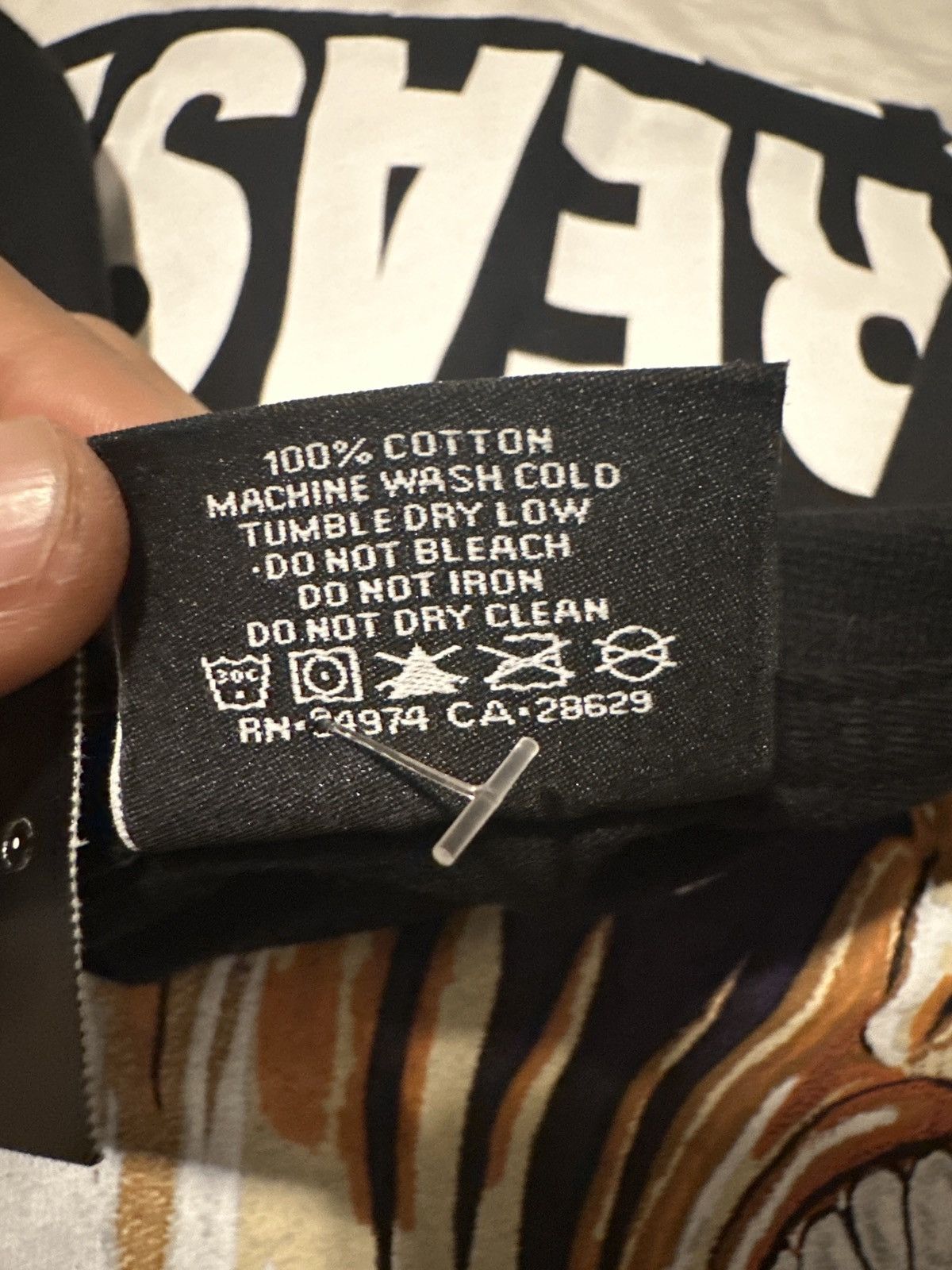Stussy Stussy Peace Hand Tee Size US M / EU 48-50 / 2 - 8 Thumbnail