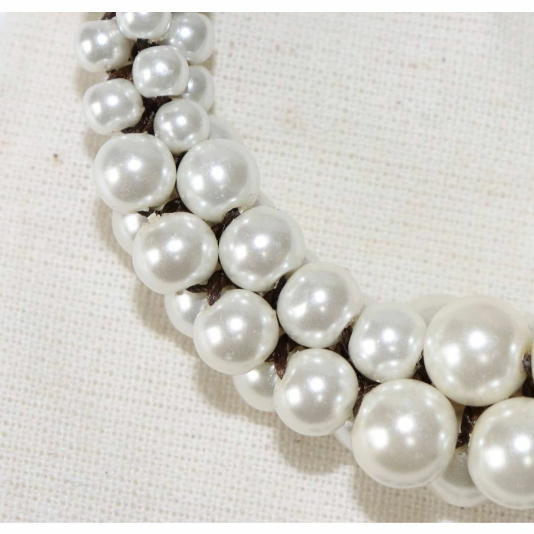Japanese Brand Gunda Pearl Cross Pendant Bubble Bracelet Size ONE SIZE - 4 Thumbnail