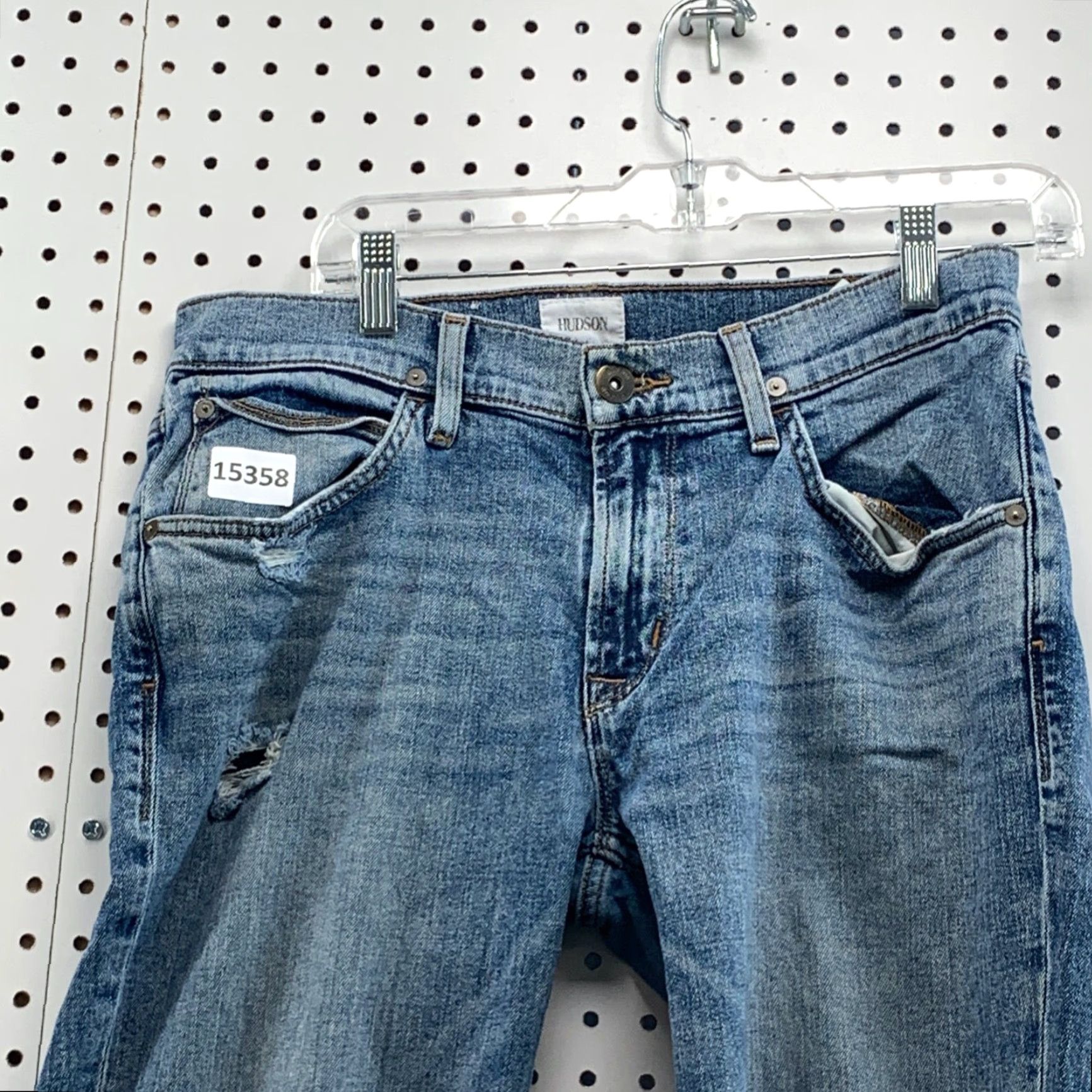 Hudson Hudson Jeans Blake Slim Straight Blue Pants 31 x 31 Mens Size US 31 - 4 Thumbnail