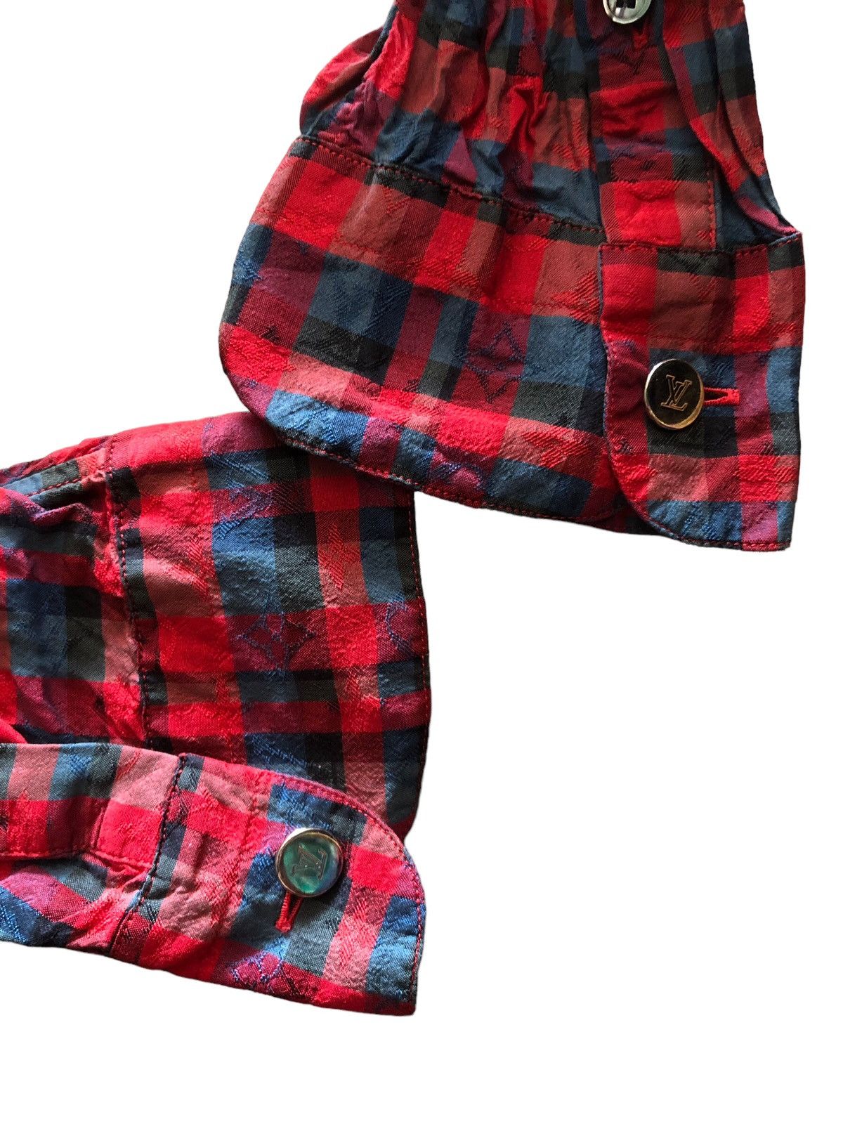 Louis Vuitton LOUIS VUITTON 2013 KIM JONES Silk Monogram Shirt Size US S / EU 44-46 / 1 - 9 Thumbnail