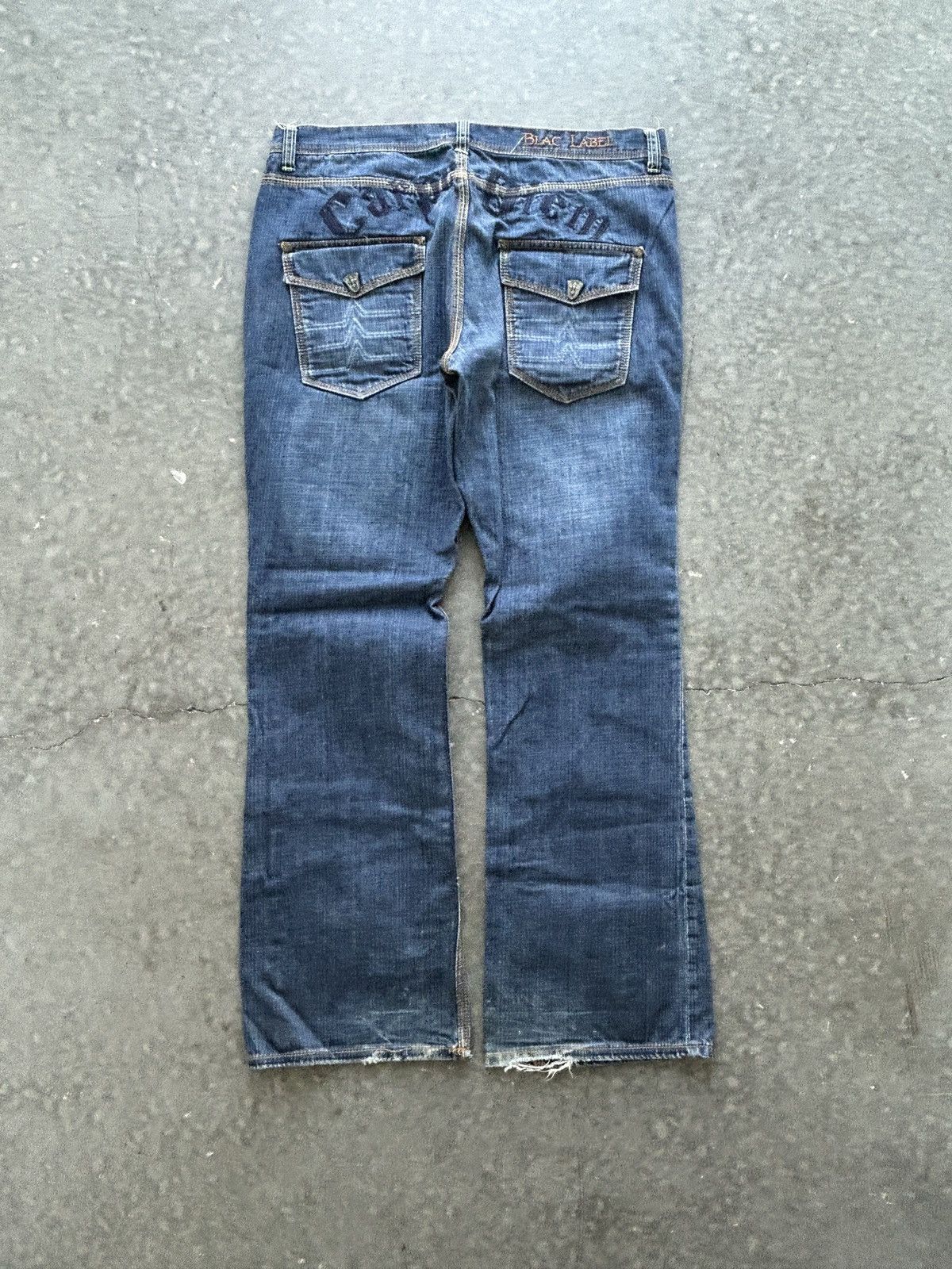Black Label Vintage Y2K Blac Label Carpe Diem Flared Denim Size US 40 / EU 56 - 7 Thumbnail