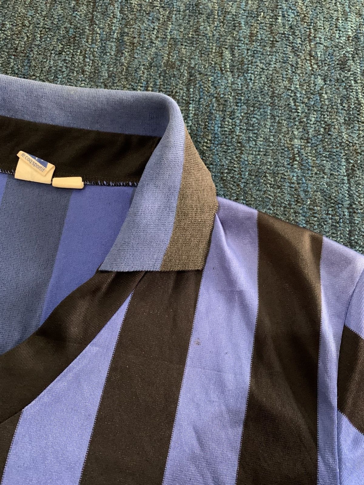 Le Coq Sportif Vtg Jersey Le Coq Template Inter Milan '89 Size US S / EU 44-46 / 1 - 8 Thumbnail