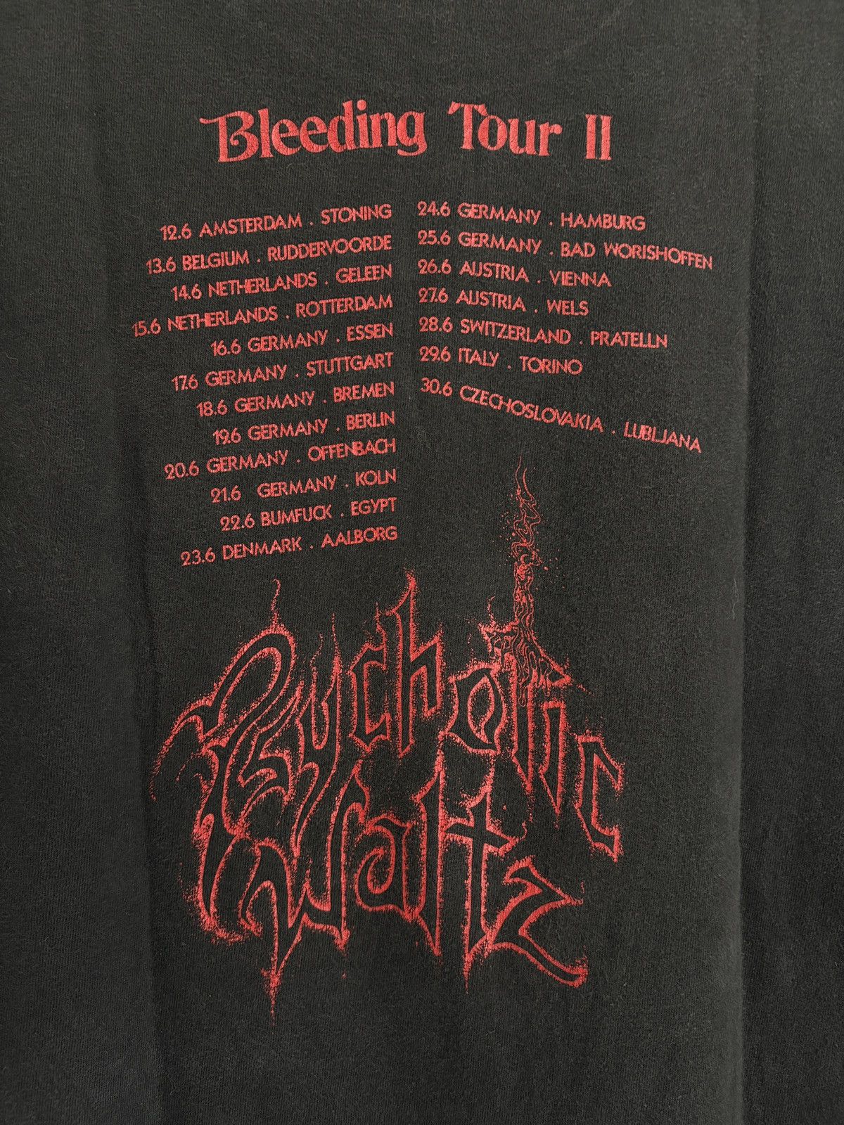 Band Tees × Vintage 1996 Psycothic Waltz Bleeding Tour Tee L Size US L / EU 52-54 / 3 - 8 Thumbnail