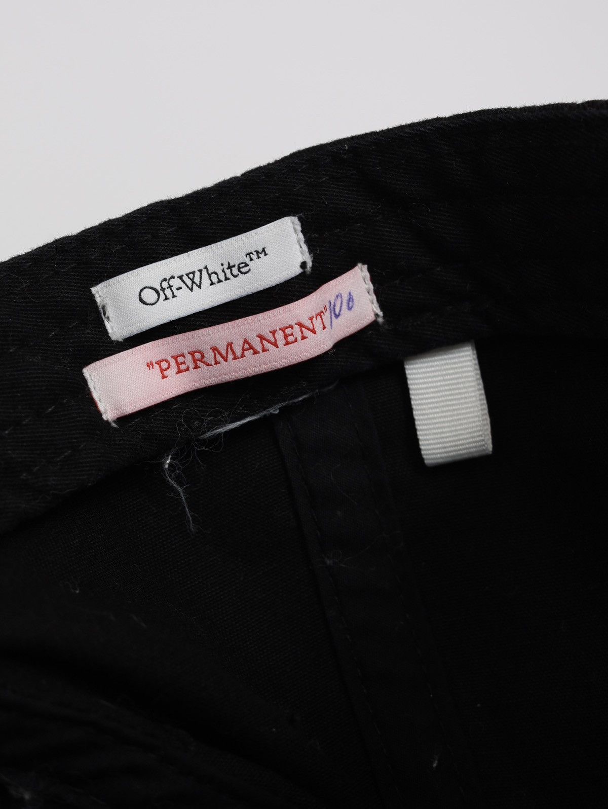 Off-White Off White Permanent Arrow Baseball Cap Black Size ONE SIZE - 10 Thumbnail